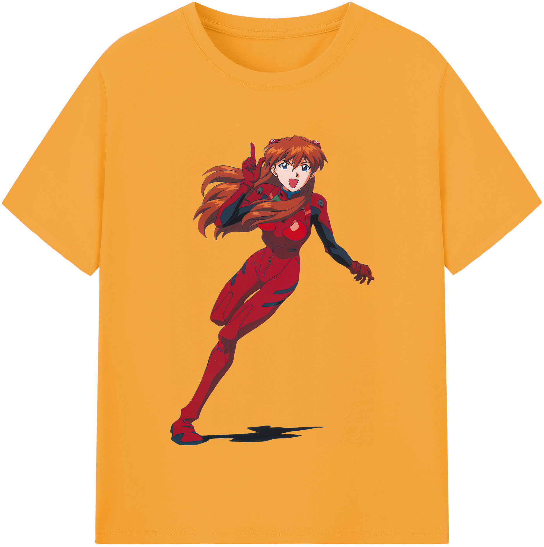 （画像用） EVA 新世紀エヴァンゲリオン レディースカジュアルプリントTシャツ（綿100％）