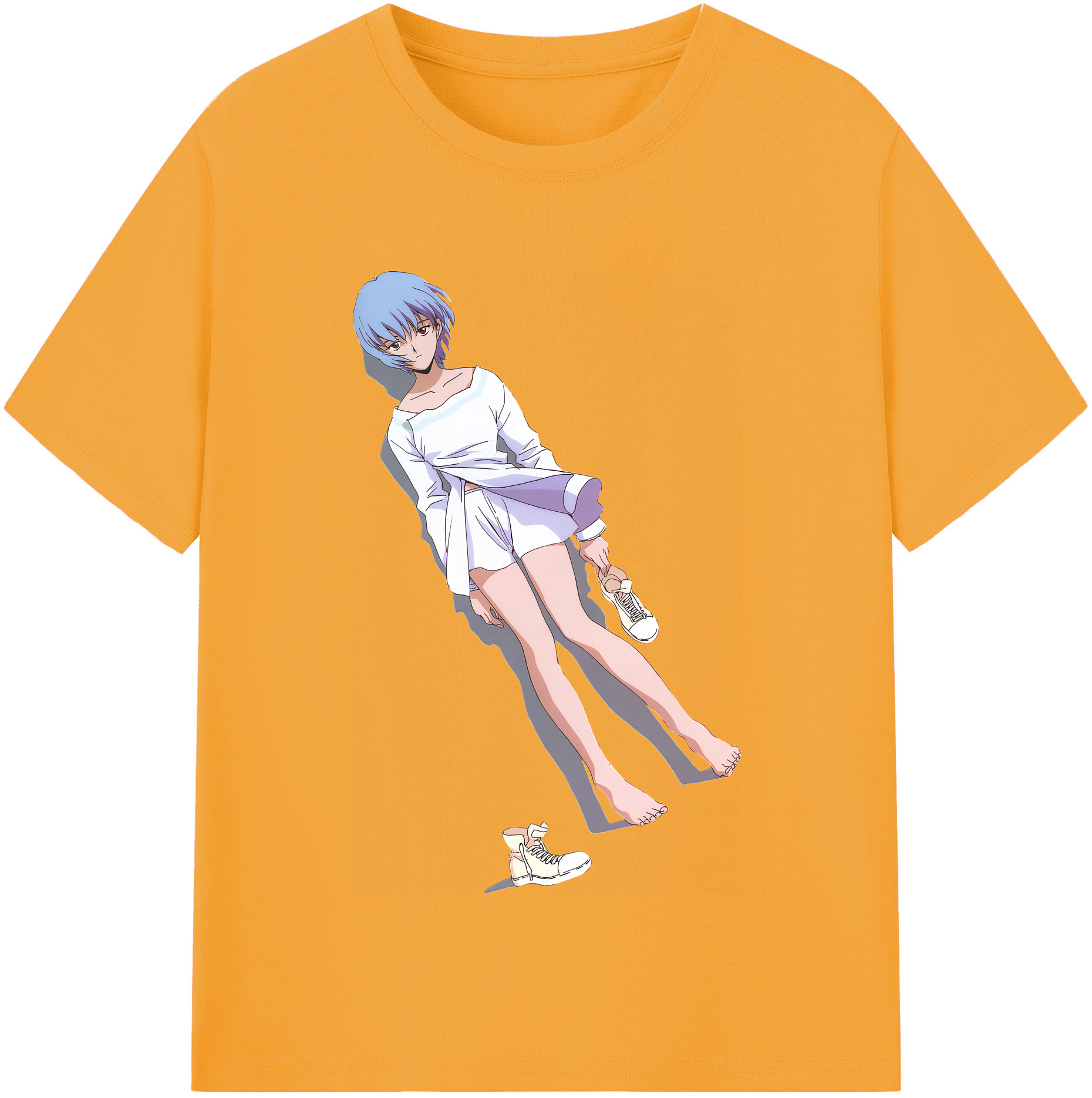 （画像用） EVA 新世紀エヴァンゲリオン レディースカジュアルプリントTシャツ（綿100％）