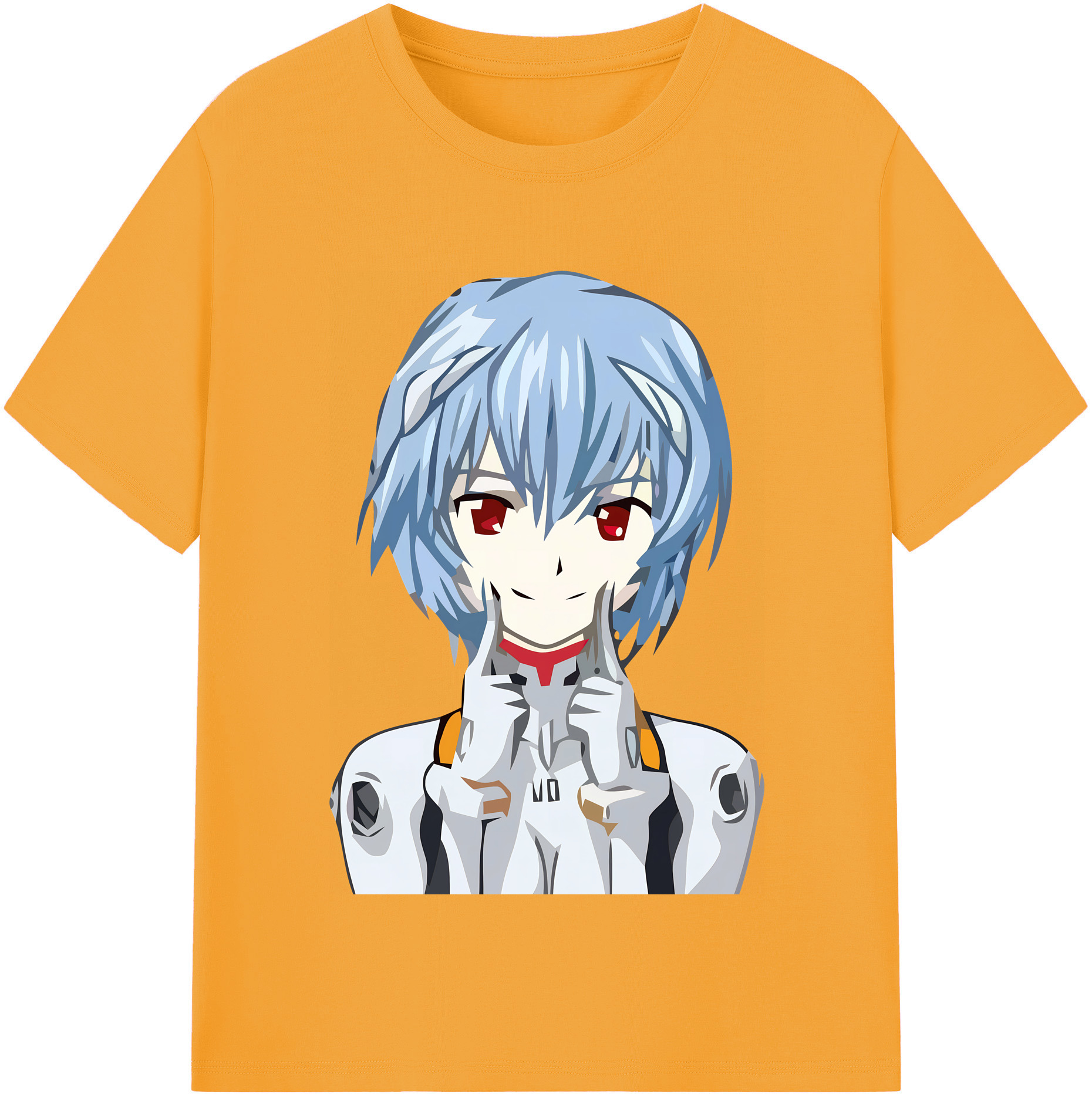 （画像用） EVA 新世紀エヴァンゲリオン レディースカジュアルプリントTシャツ（綿100％）