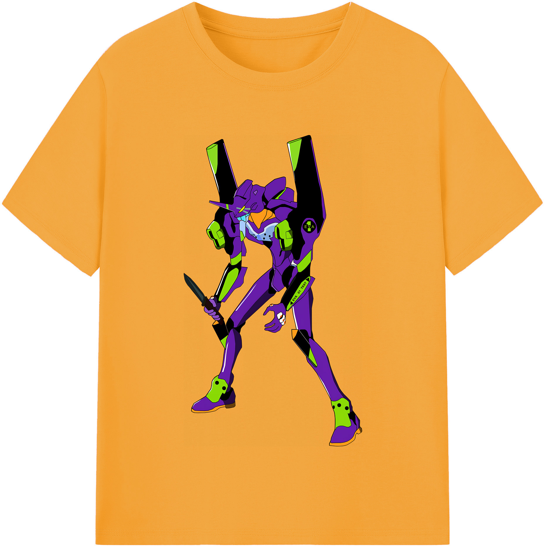 （画像用） EVA 新世紀エヴァンゲリオン レディースカジュアルプリントTシャツ（綿100％）