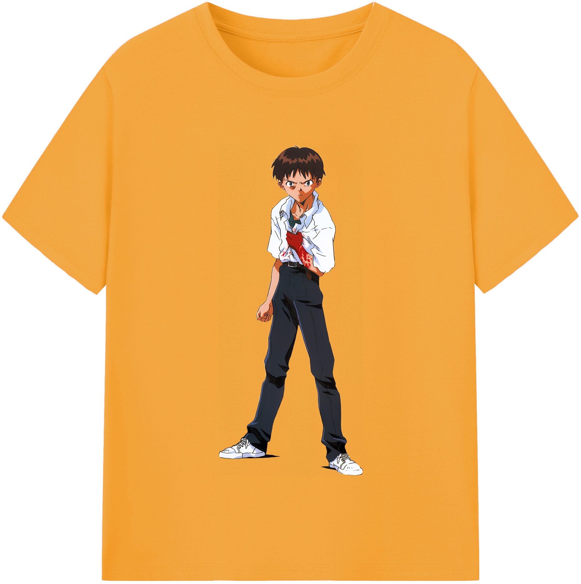 （画像用） EVA 新世紀エヴァンゲリオン レディースカジュアルプリントTシャツ（綿100％）