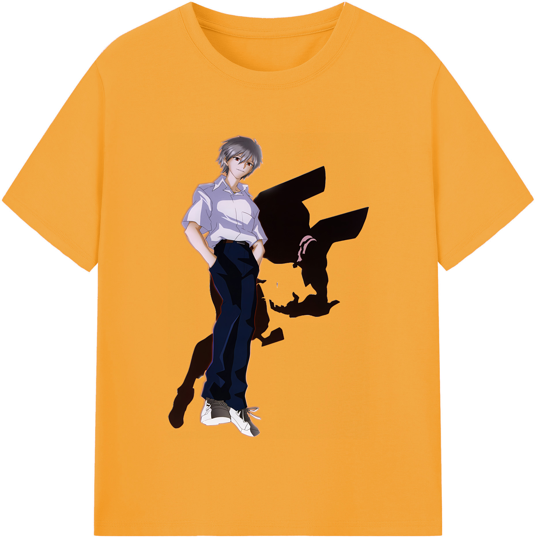 （画像用） EVA 新世紀エヴァンゲリオン レディースカジュアルプリントTシャツ（綿100％）