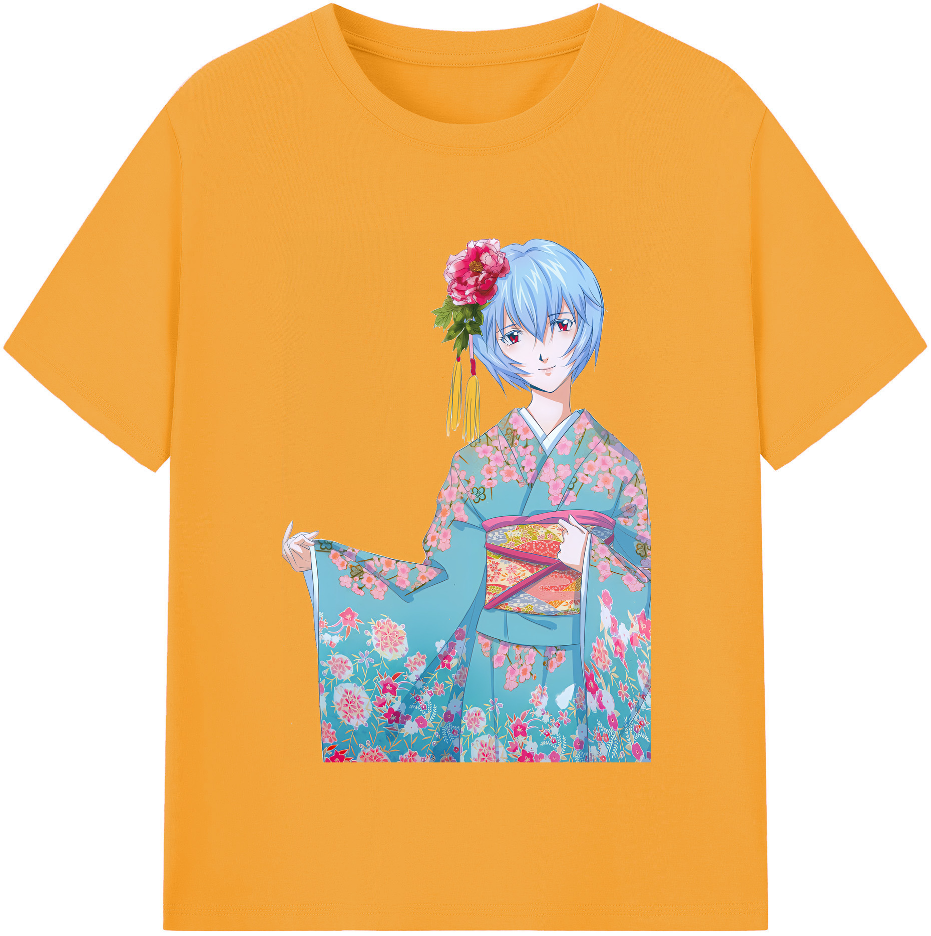（画像用） EVA 新世紀エヴァンゲリオン レディースカジュアルプリントTシャツ（綿100％）