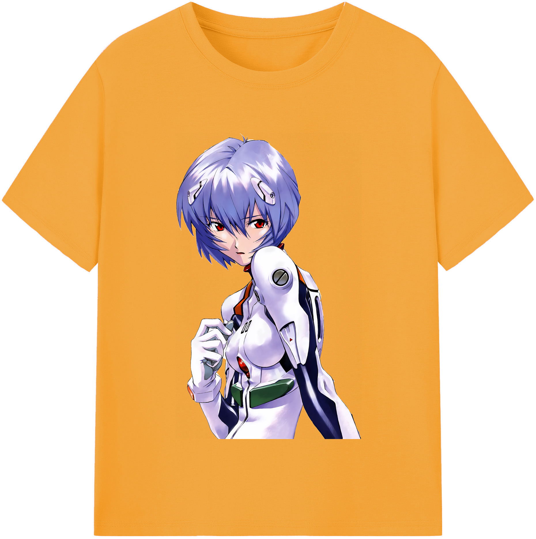（画像用） EVA 新世紀エヴァンゲリオン レディースカジュアルプリントTシャツ（綿100％）