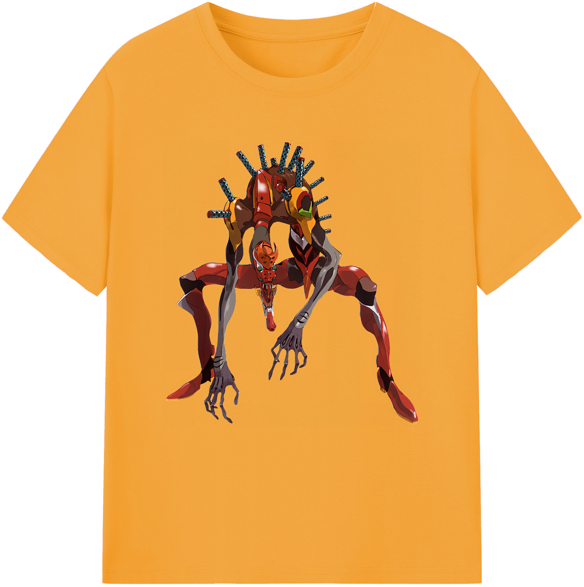 （画像用） EVA 新世紀エヴァンゲリオン レディースカジュアルプリントTシャツ（綿100％）