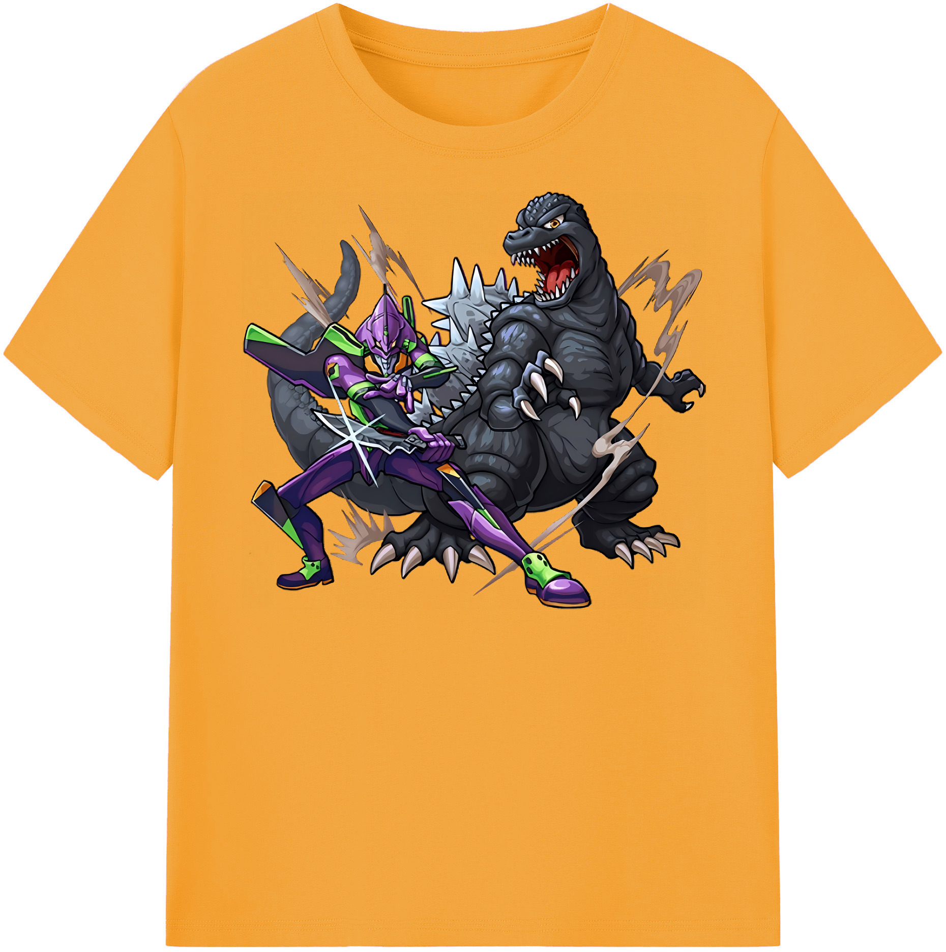 （画像用） EVA 新世紀エヴァンゲリオン レディースカジュアルプリントTシャツ（綿100％）