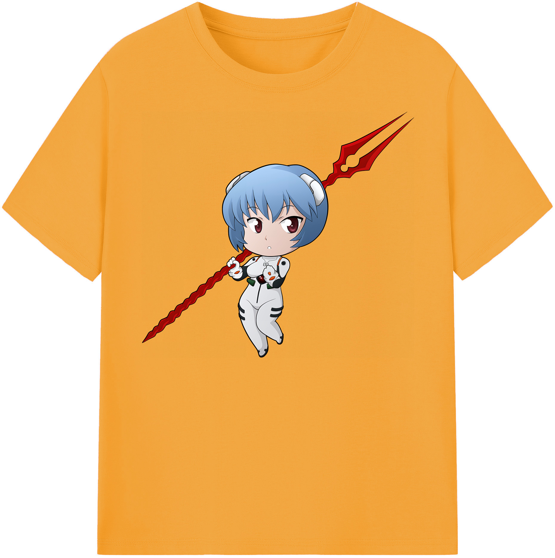 （画像用） EVA 新世紀エヴァンゲリオン レディースカジュアルプリントTシャツ（綿100％）