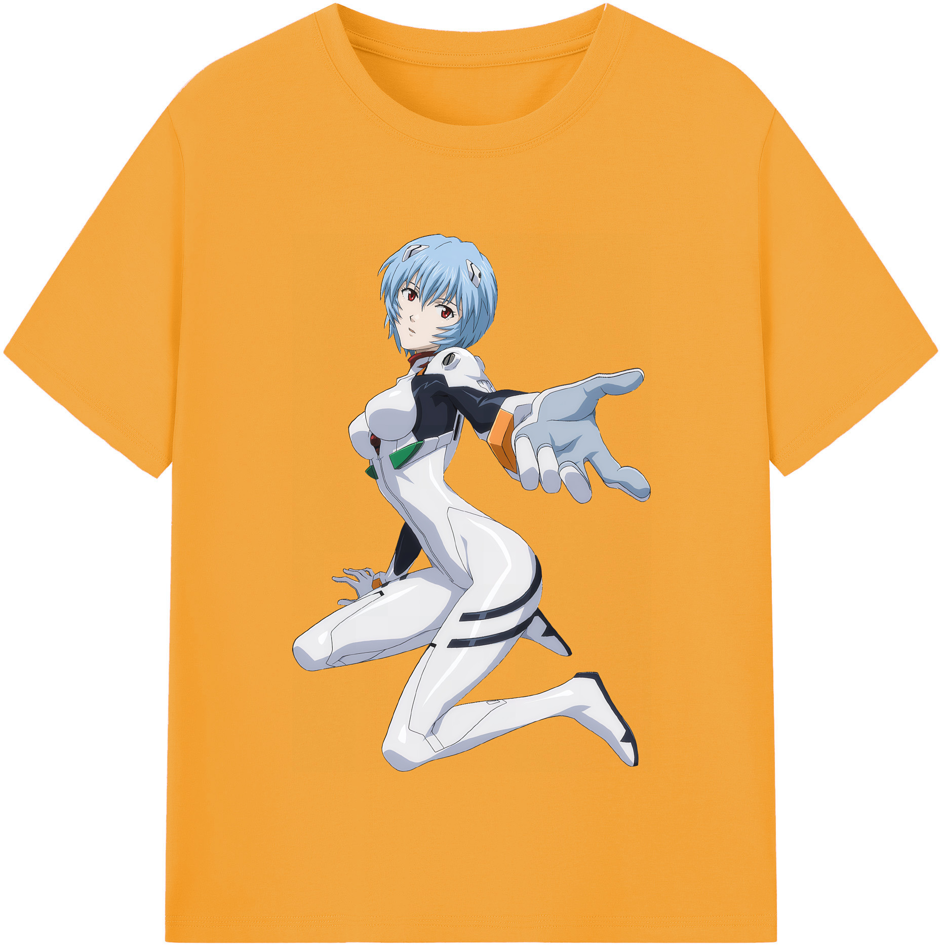 （画像用） EVA 新世紀エヴァンゲリオン レディースカジュアルプリントTシャツ（綿100％）