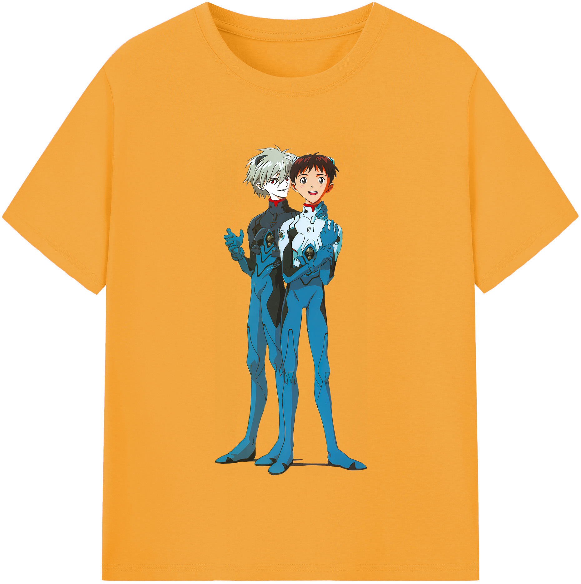 （画像用） EVA 新世紀エヴァンゲリオン レディースカジュアルプリントTシャツ（綿100％）