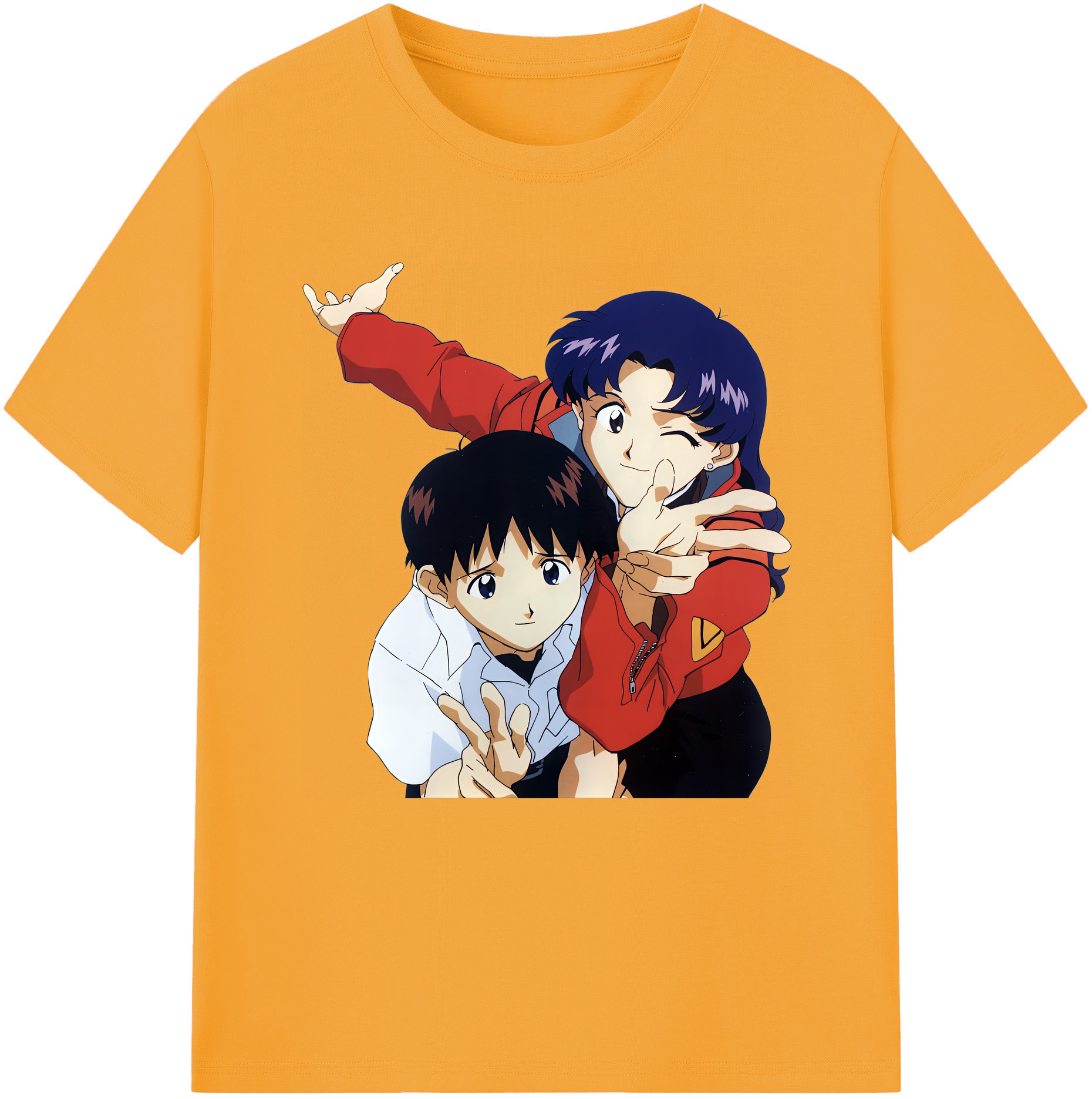 （画像用） EVA 新世紀エヴァンゲリオン レディースカジュアルプリントTシャツ（綿100％）