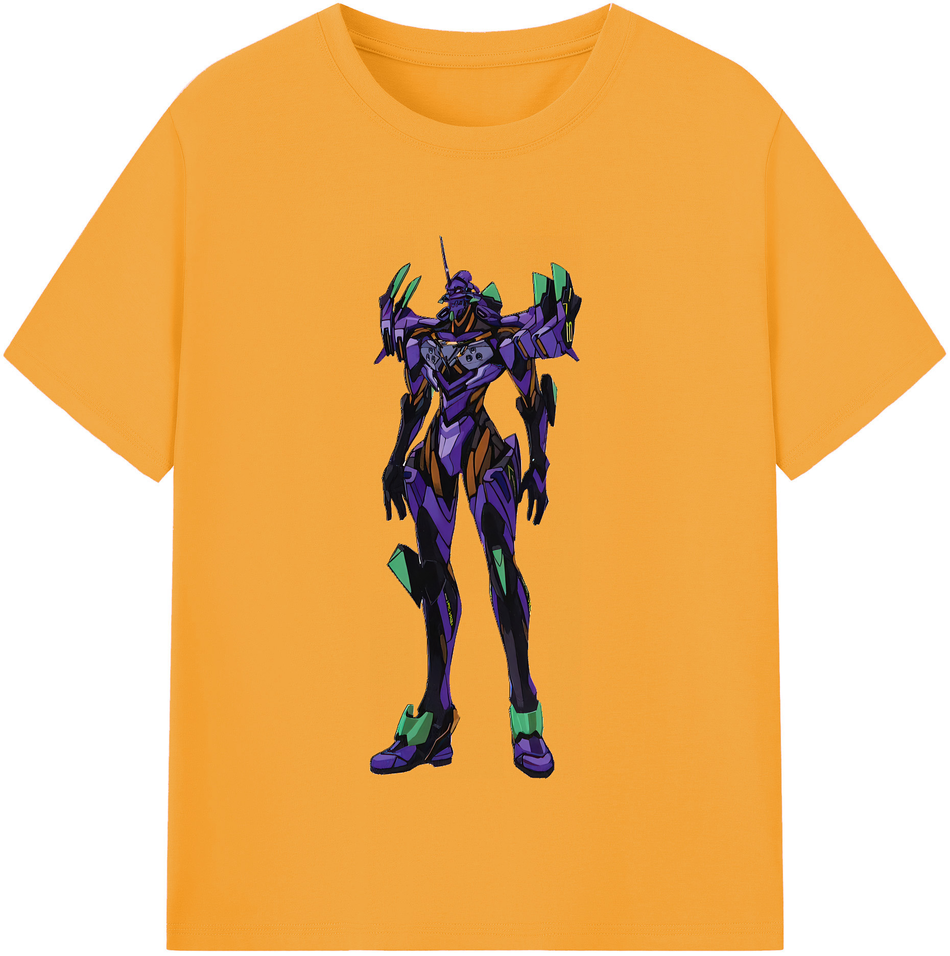 （画像用） EVA 新世紀エヴァンゲリオン レディースカジュアルプリントTシャツ（綿100％）