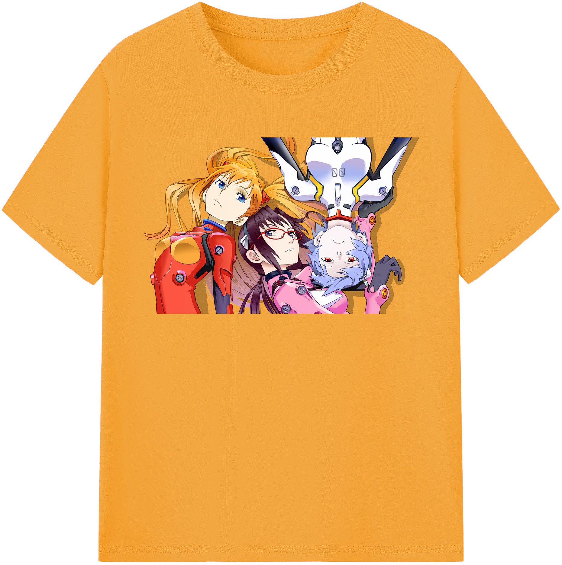 （画像用） EVA 新世紀エヴァンゲリオン レディースカジュアルプリントTシャツ（綿100％）