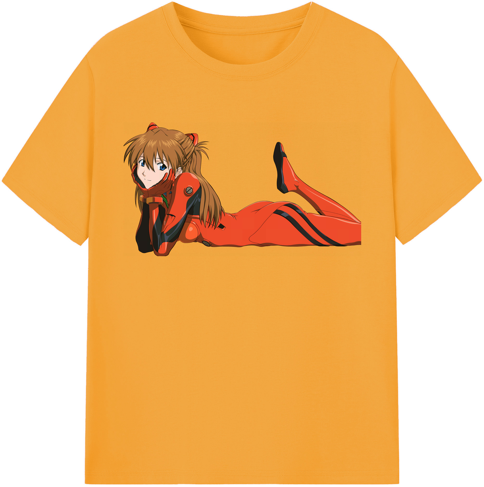 （画像用） EVA 新世紀エヴァンゲリオン レディースカジュアルプリントTシャツ（綿100％）