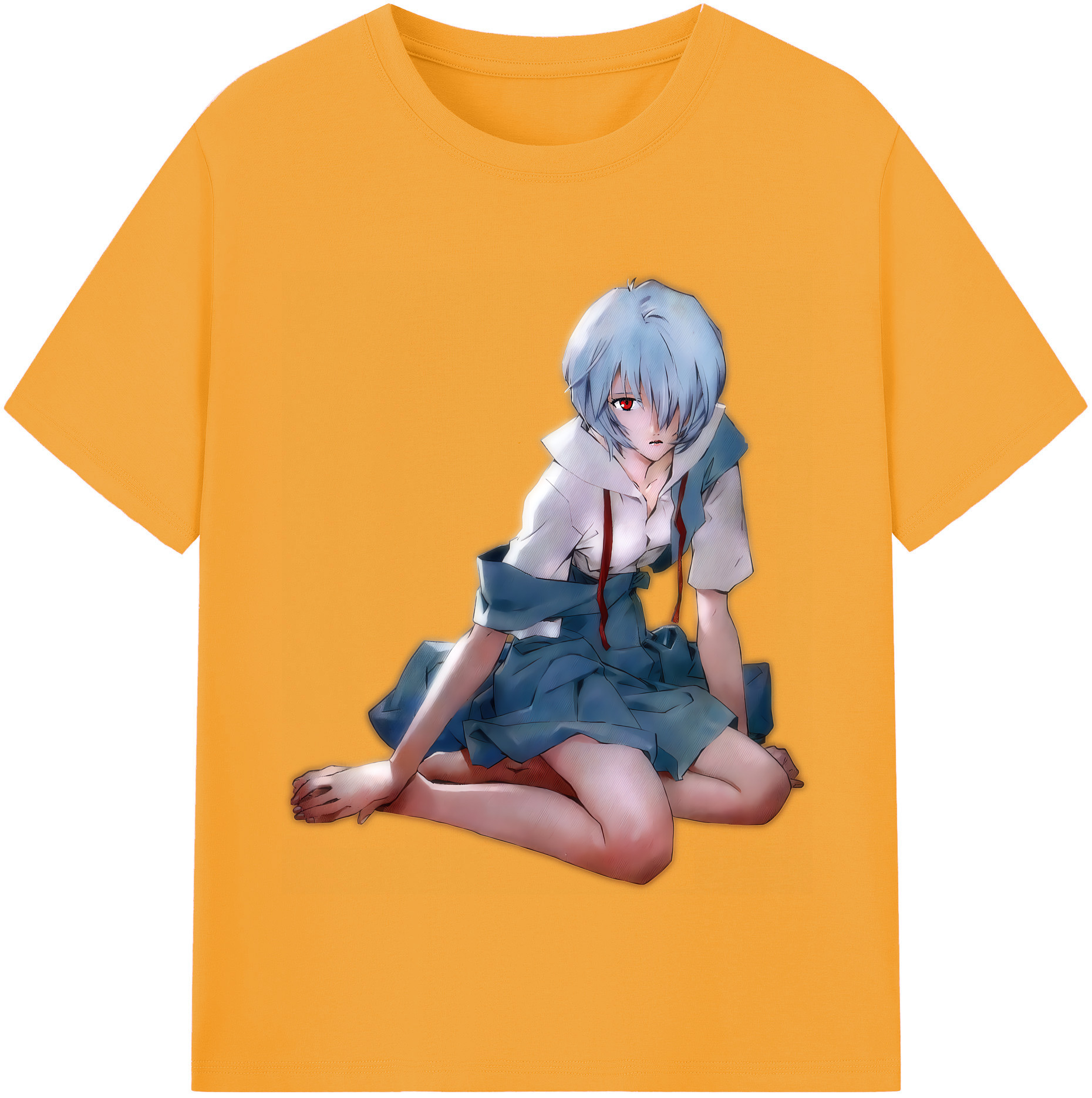 （画像用） EVA 新世紀エヴァンゲリオン レディースカジュアルプリントTシャツ（綿100％）