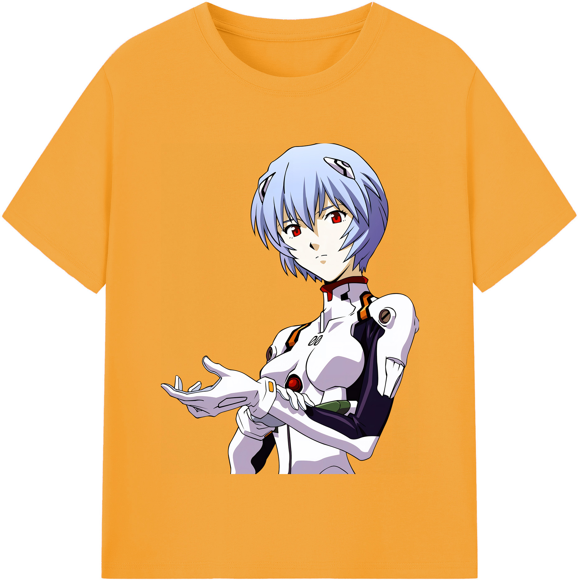 （画像用） EVA 新世紀エヴァンゲリオン レディースカジュアルプリントTシャツ（綿100％）