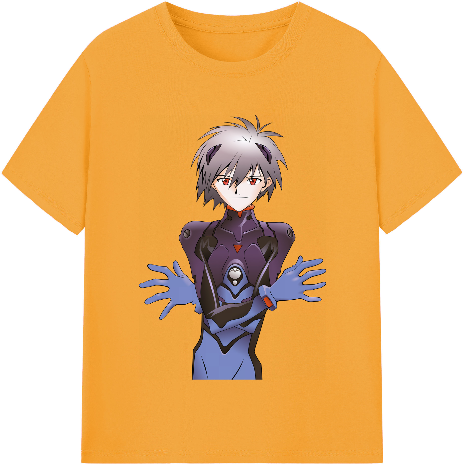 （画像用） EVA 新世紀エヴァンゲリオン レディースカジュアルプリントTシャツ（綿100％）