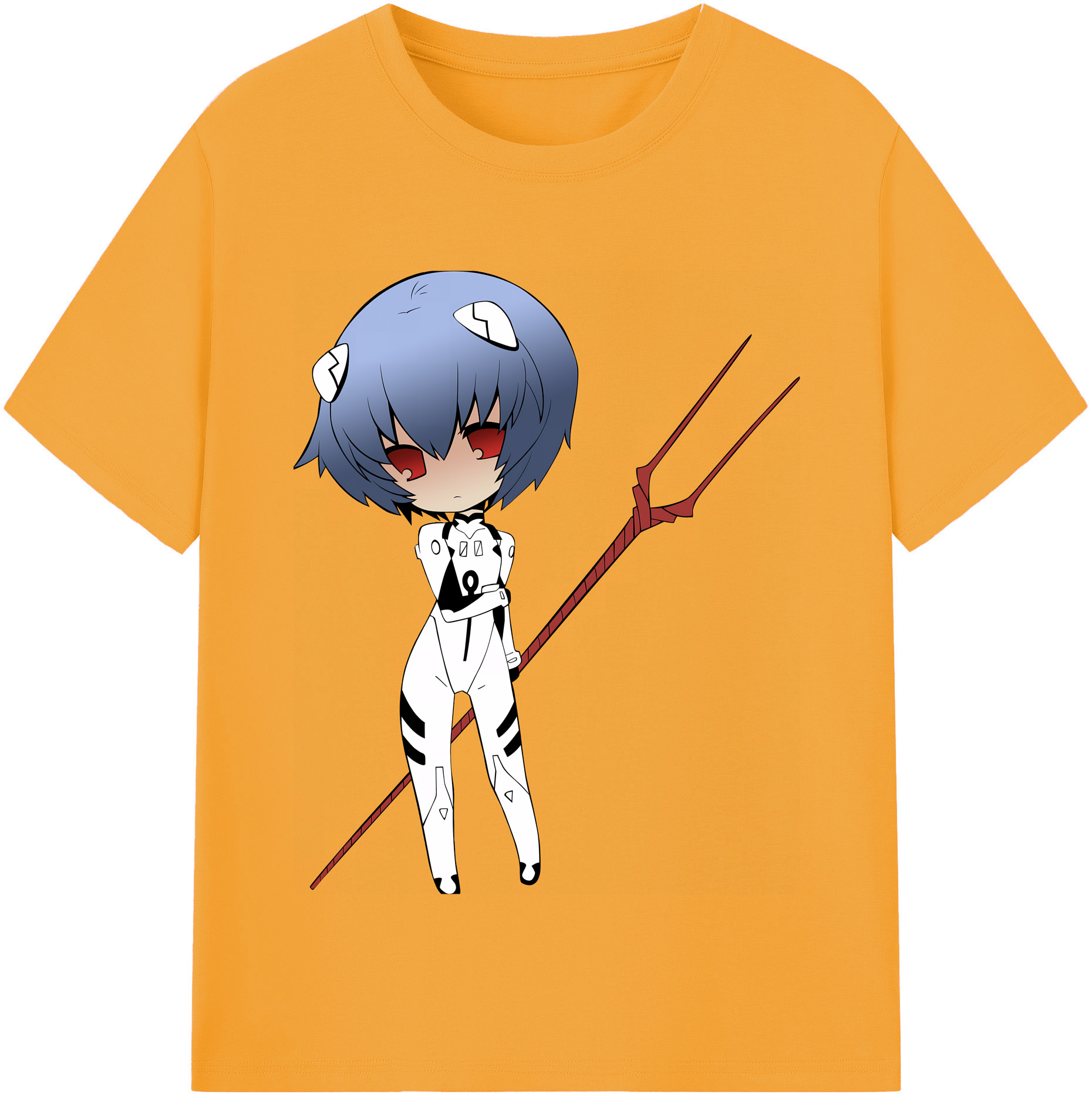 （画像用） EVA 新世紀エヴァンゲリオン レディースカジュアルプリントTシャツ（綿100％）