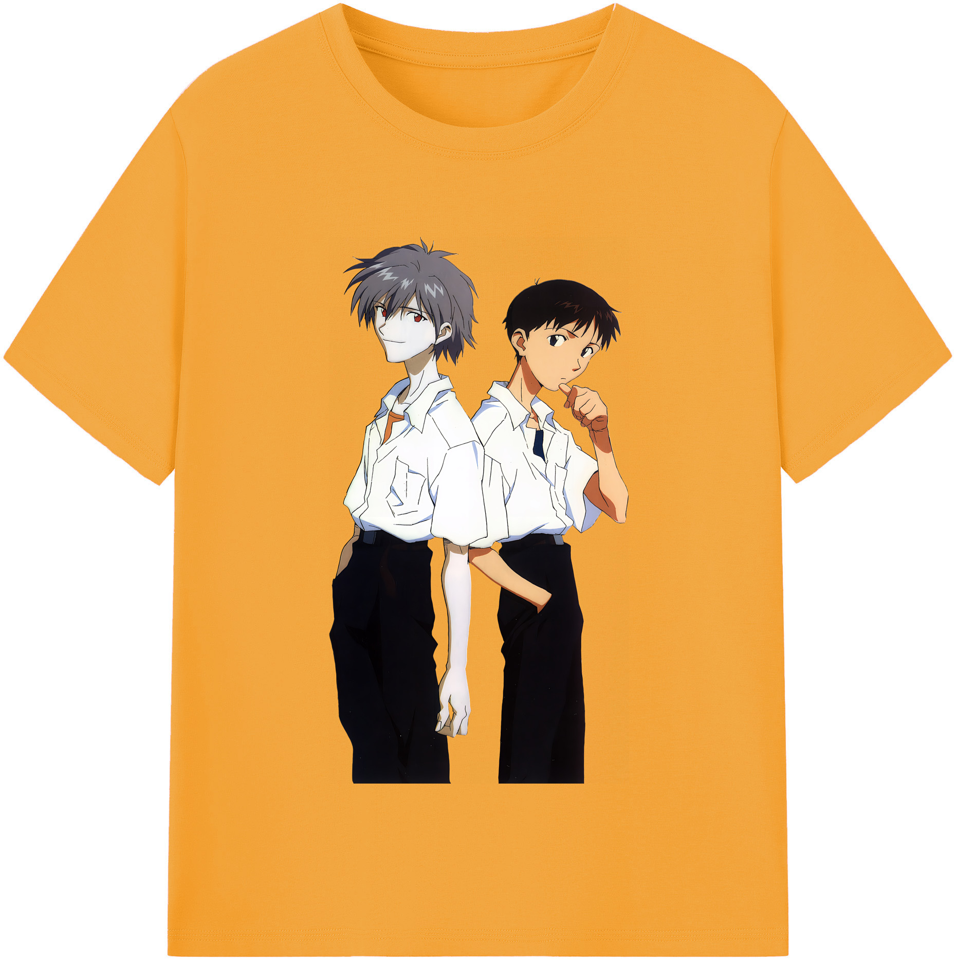 （画像用） EVA 新世紀エヴァンゲリオン レディースカジュアルプリントTシャツ（綿100％）