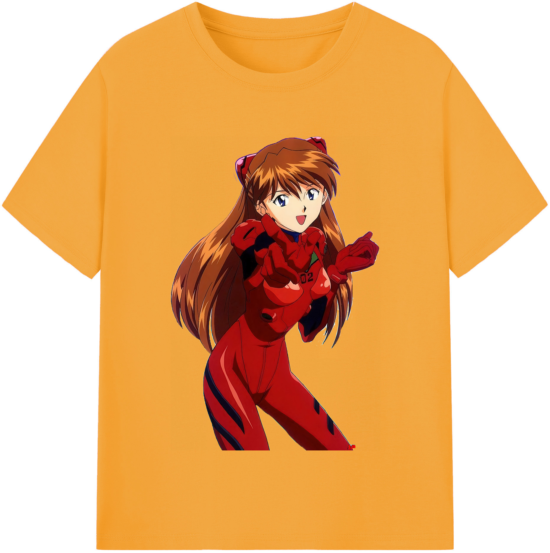（画像用） EVA 新世紀エヴァンゲリオン レディースカジュアルプリントTシャツ（綿100％）