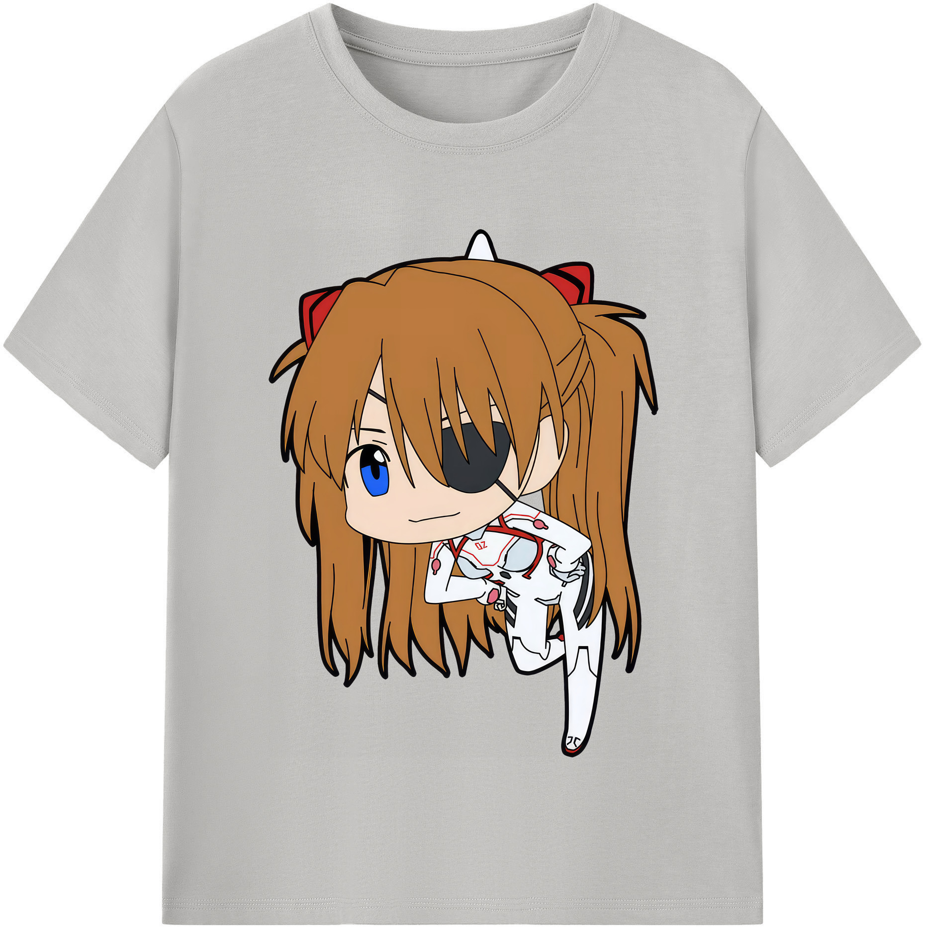 （画像用） EVA 新世紀エヴァンゲリオン レディースカジュアルプリントTシャツ（綿100％）