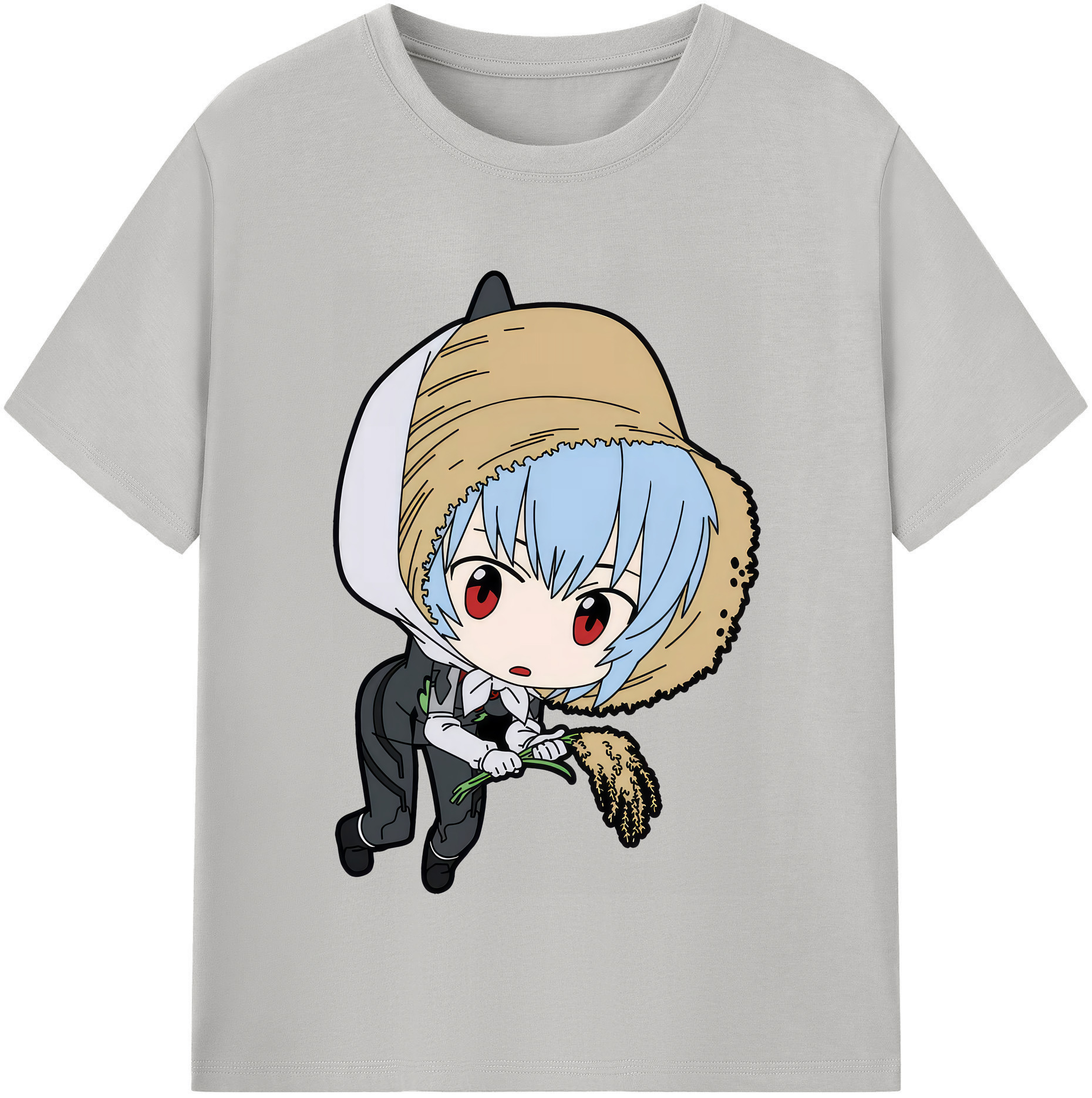 （画像用） EVA 新世紀エヴァンゲリオン レディースカジュアルプリントTシャツ（綿100％）