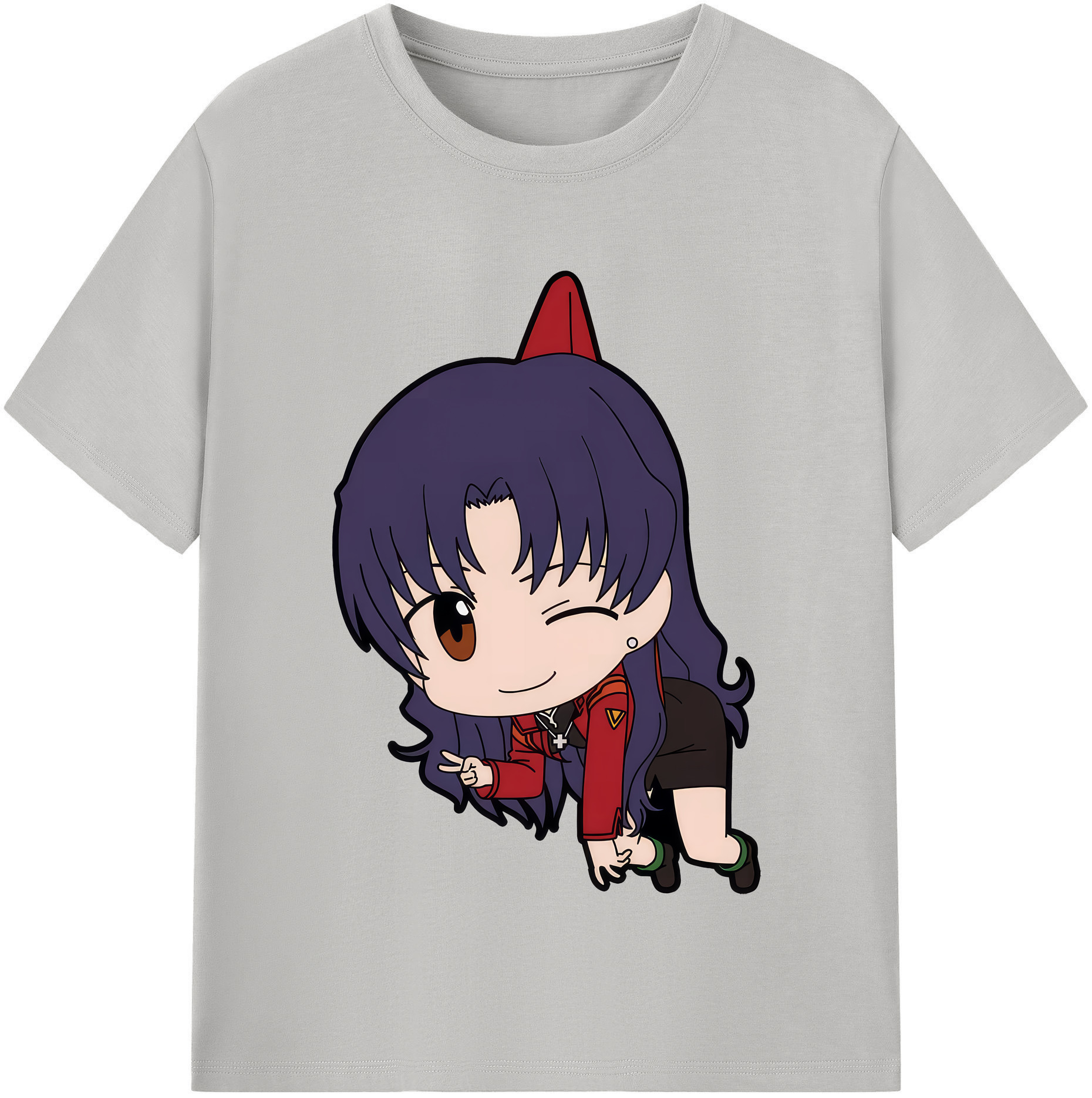 （画像用） EVA 新世紀エヴァンゲリオン レディースカジュアルプリントTシャツ（綿100％）