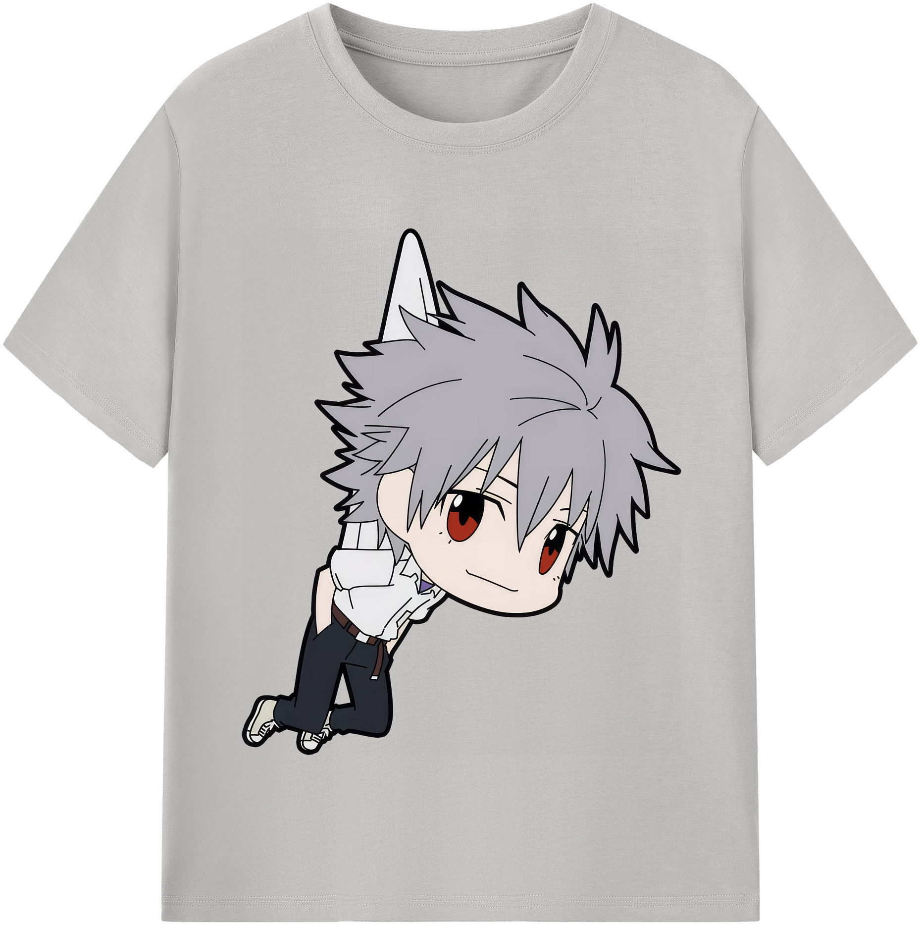 （画像用） EVA 新世紀エヴァンゲリオン レディースカジュアルプリントTシャツ（綿100％）