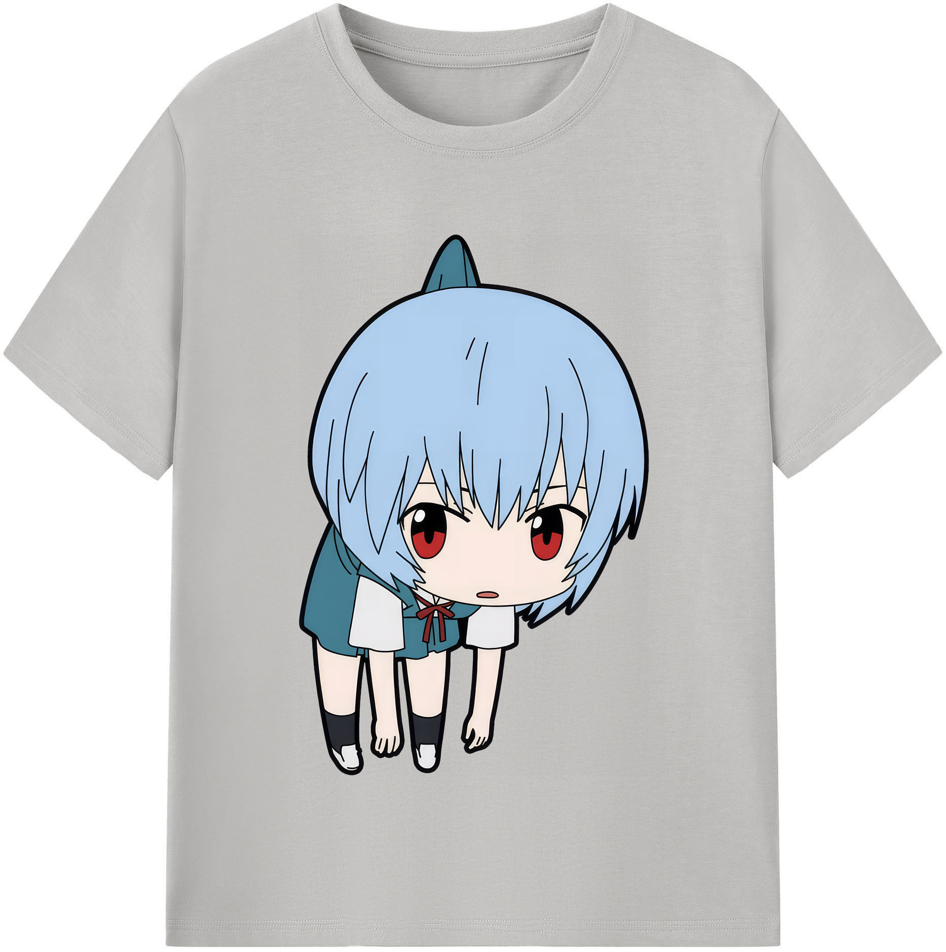 （画像用） EVA 新世紀エヴァンゲリオン レディースカジュアルプリントTシャツ（綿100％）