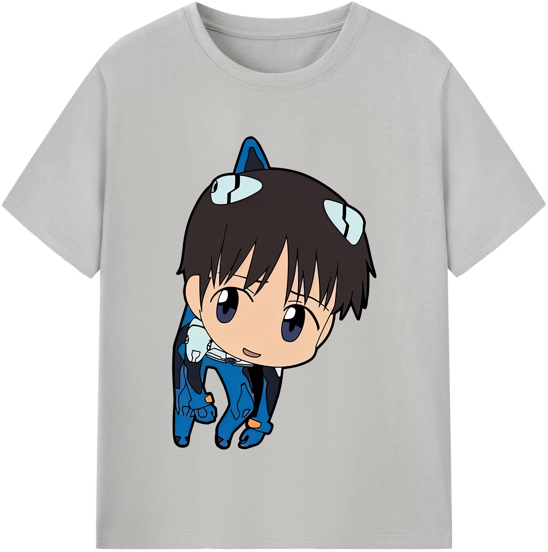 （画像用） EVA 新世紀エヴァンゲリオン レディースカジュアルプリントTシャツ（綿100％）