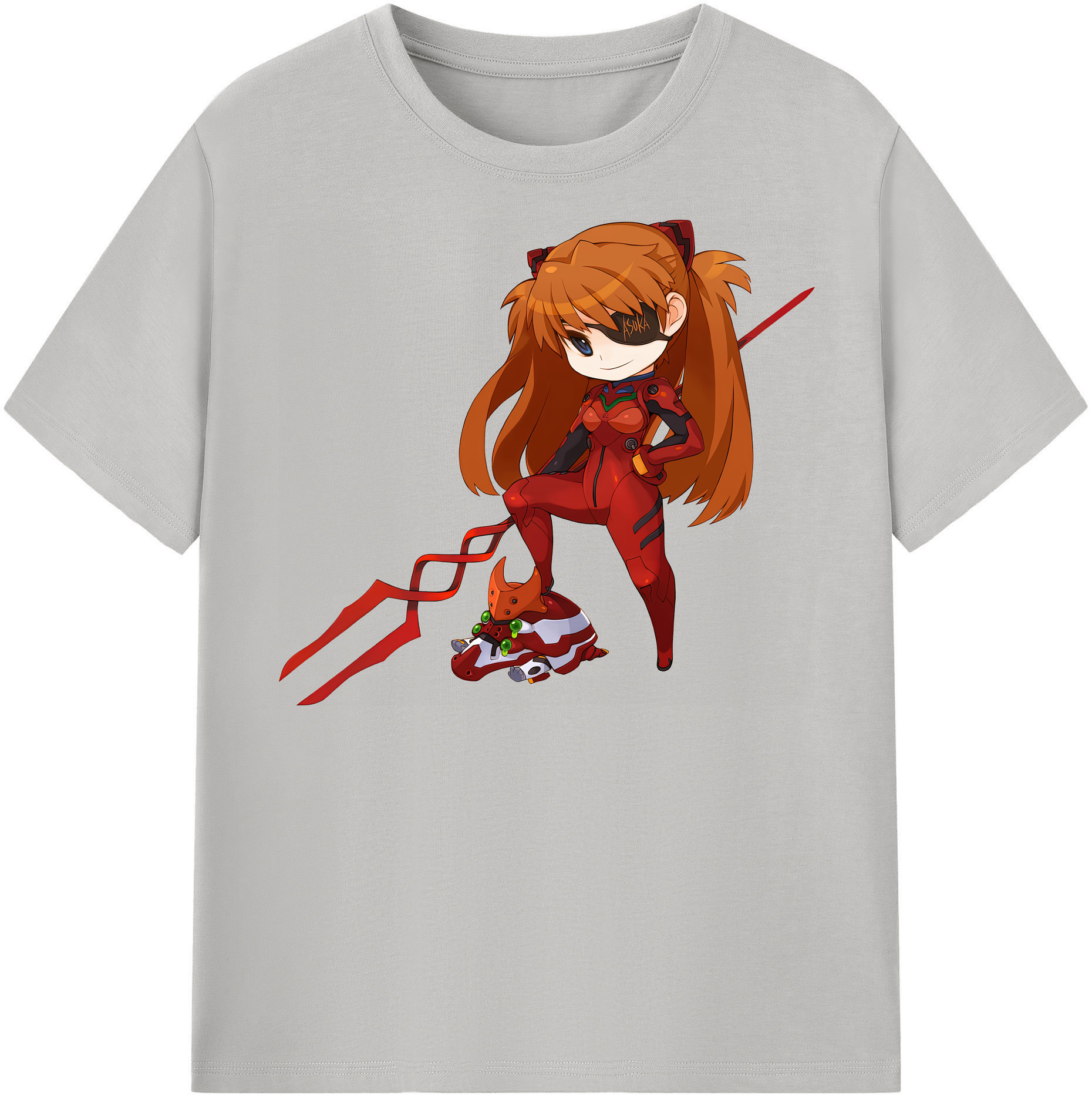 （画像用） EVA 新世紀エヴァンゲリオン レディースカジュアルプリントTシャツ（綿100％）