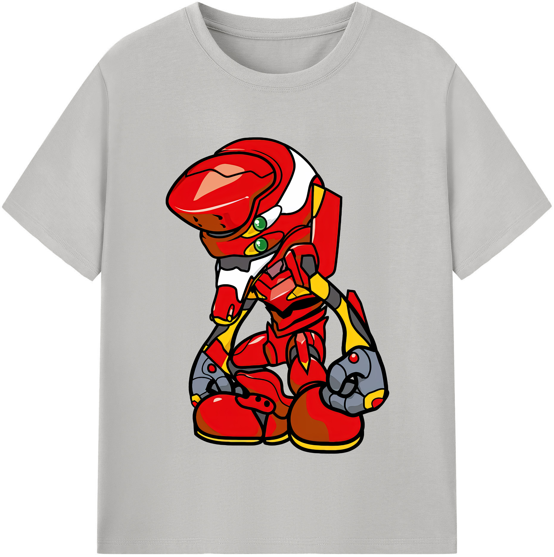 （画像用） EVA 新世紀エヴァンゲリオン レディースカジュアルプリントTシャツ（綿100％）