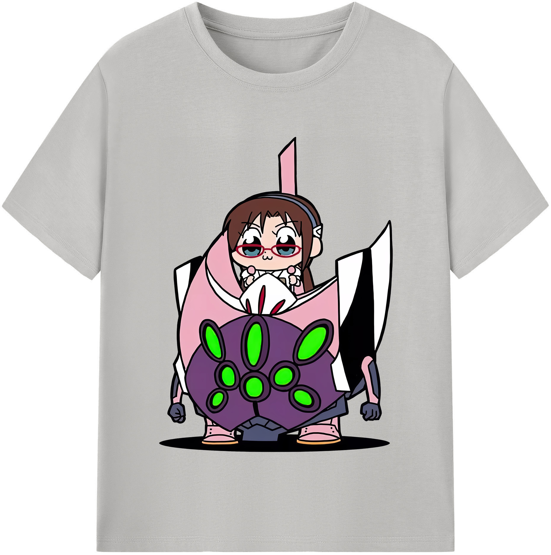（画像用） EVA 新世紀エヴァンゲリオン レディースカジュアルプリントTシャツ（綿100％）