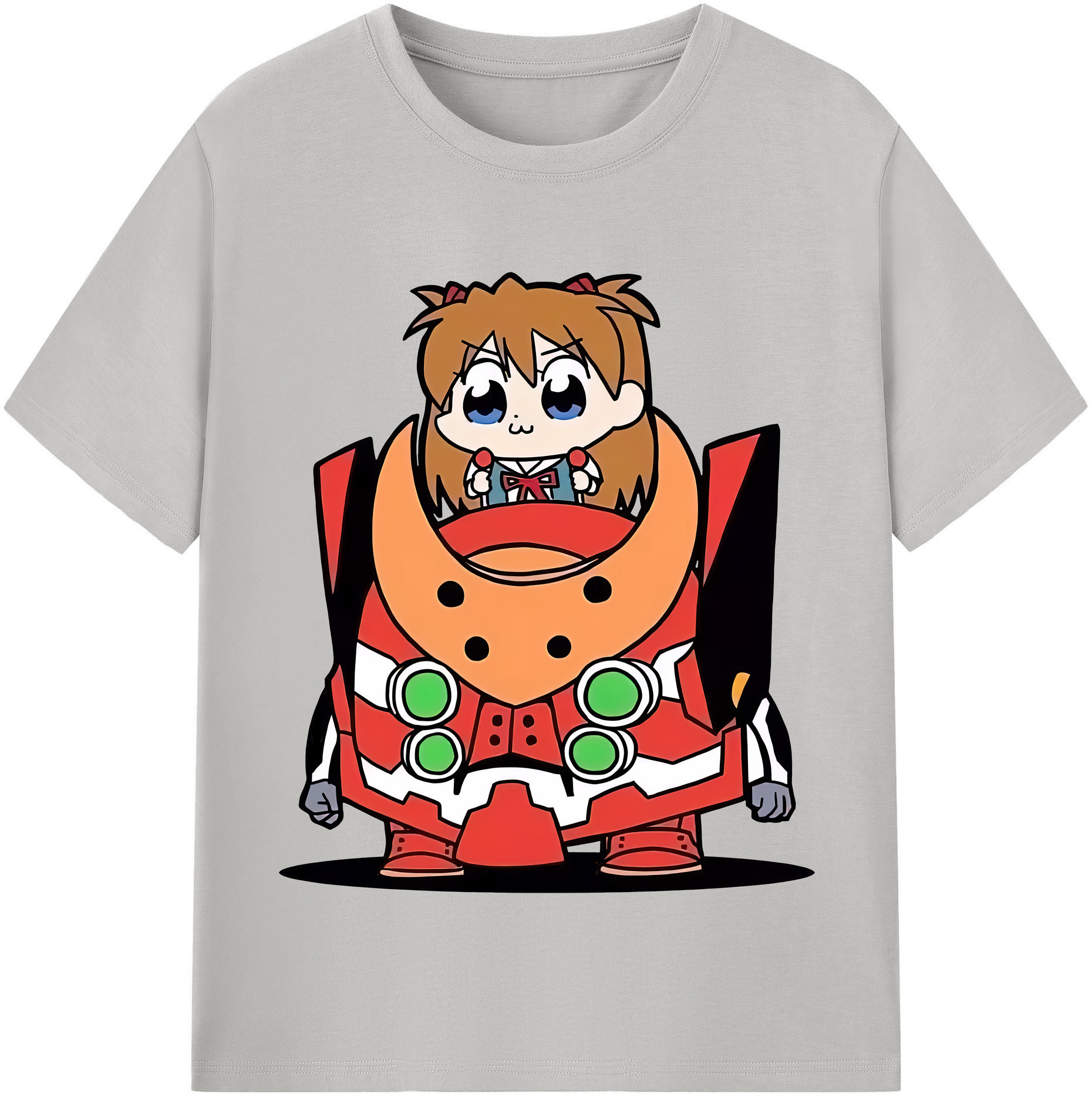 （画像用） EVA 新世紀エヴァンゲリオン レディースカジュアルプリントTシャツ（綿100％）