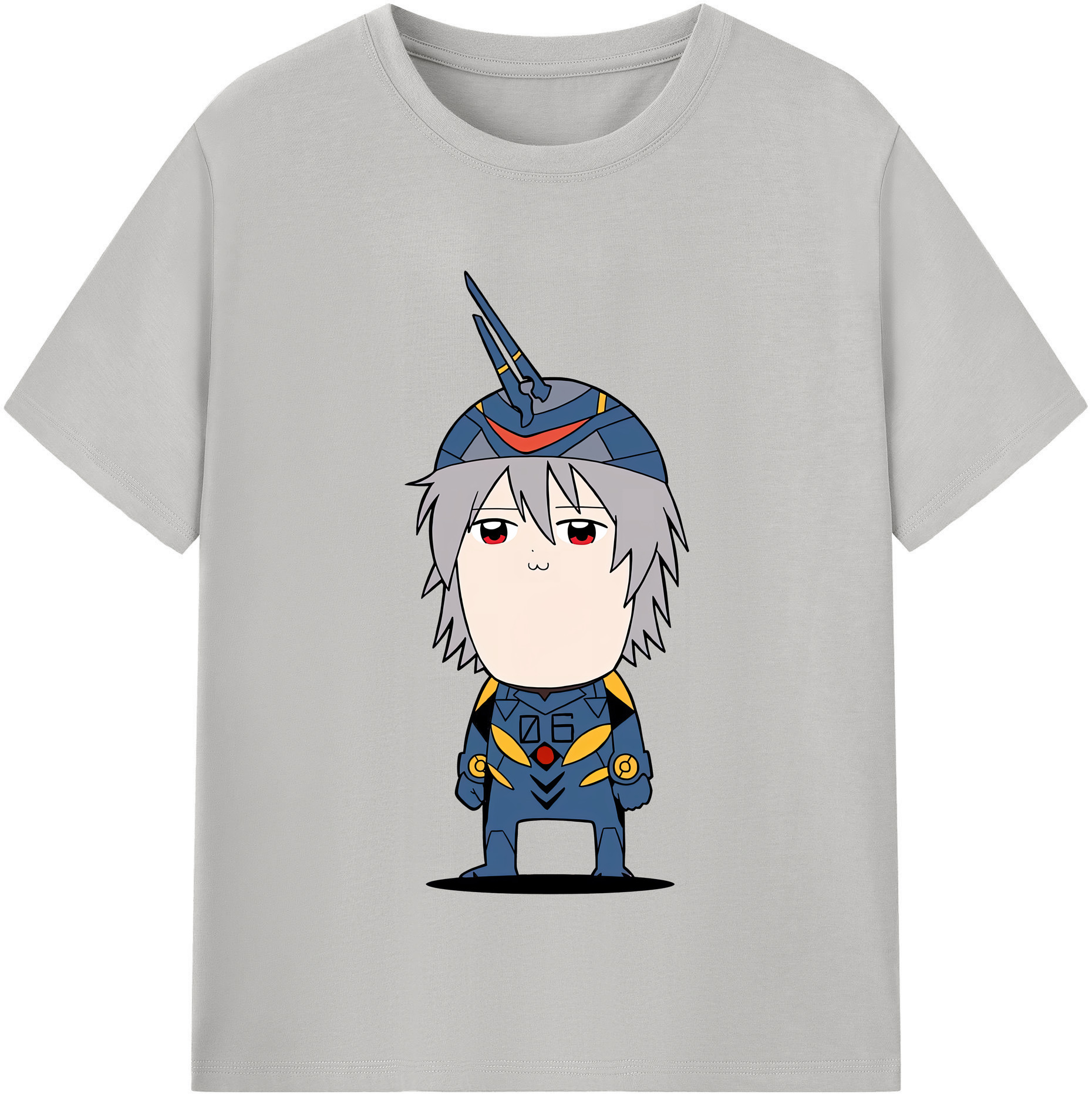 （画像用） EVA 新世紀エヴァンゲリオン レディースカジュアルプリントTシャツ（綿100％）