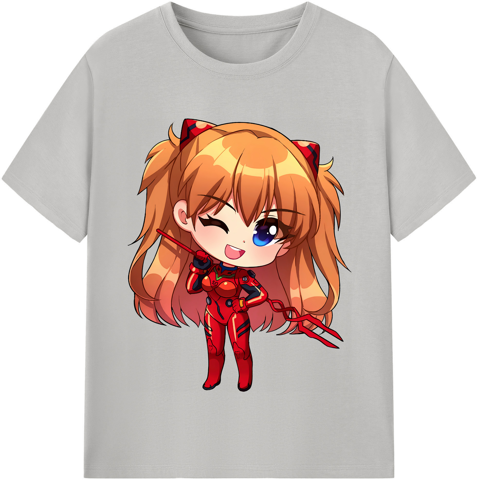 （画像用） EVA 新世紀エヴァンゲリオン レディースカジュアルプリントTシャツ（綿100％）