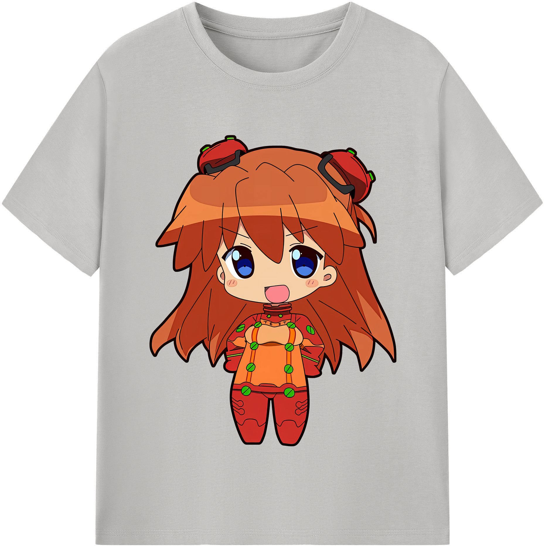 （画像用） EVA 新世紀エヴァンゲリオン レディースカジュアルプリントTシャツ（綿100％）