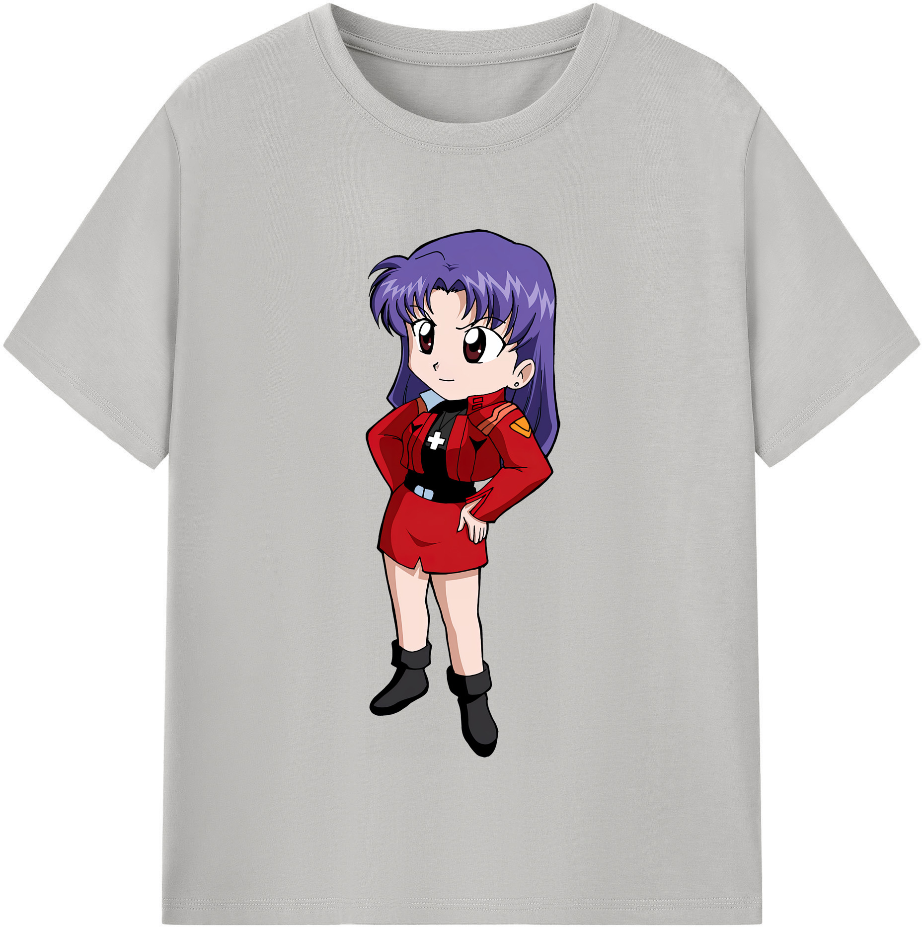（画像用） EVA 新世紀エヴァンゲリオン レディースカジュアルプリントTシャツ（綿100％）