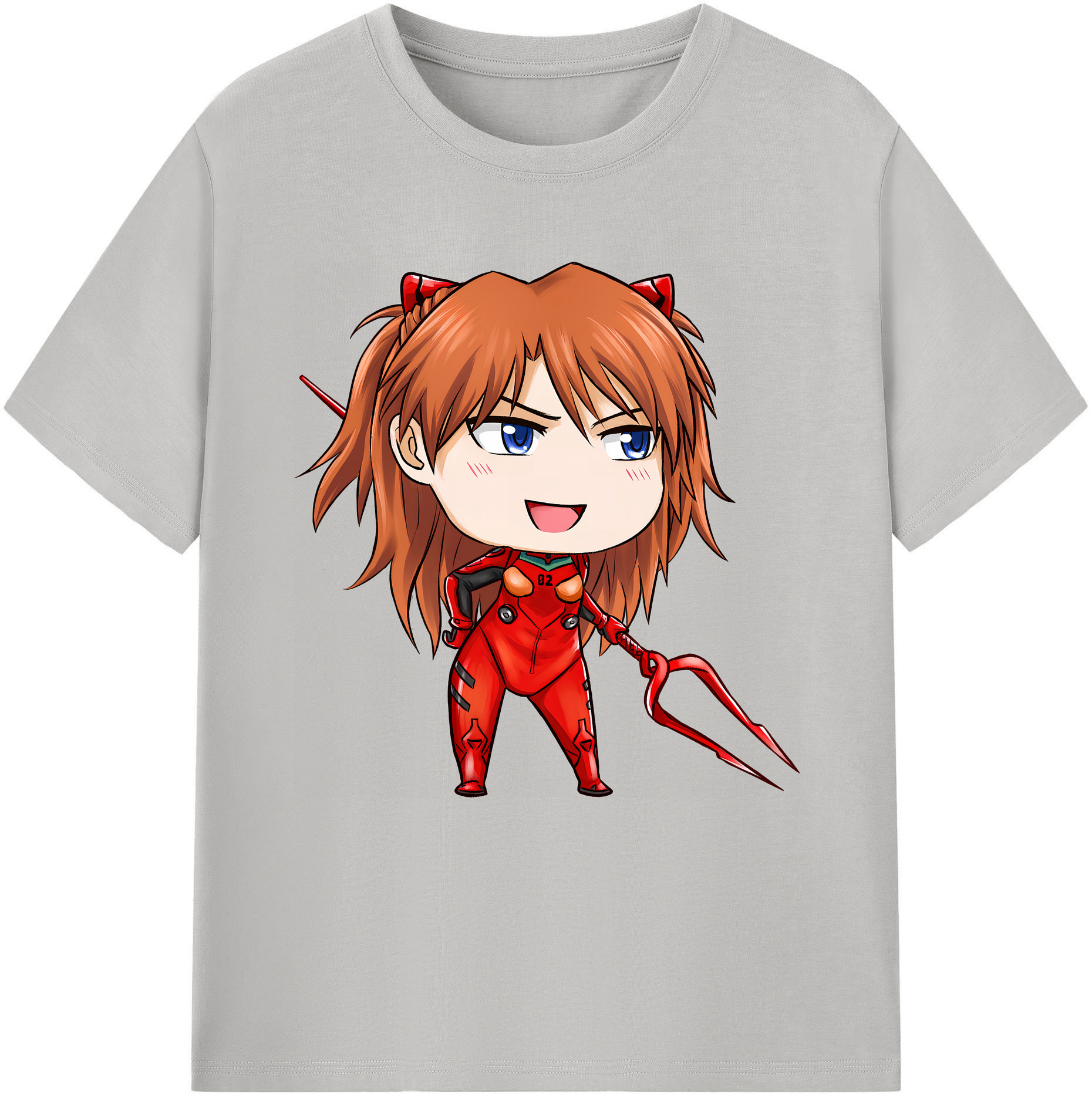 EVA 新世紀エヴァンゲリオン レディースカジュアルプリントTシャツ（綿100％）