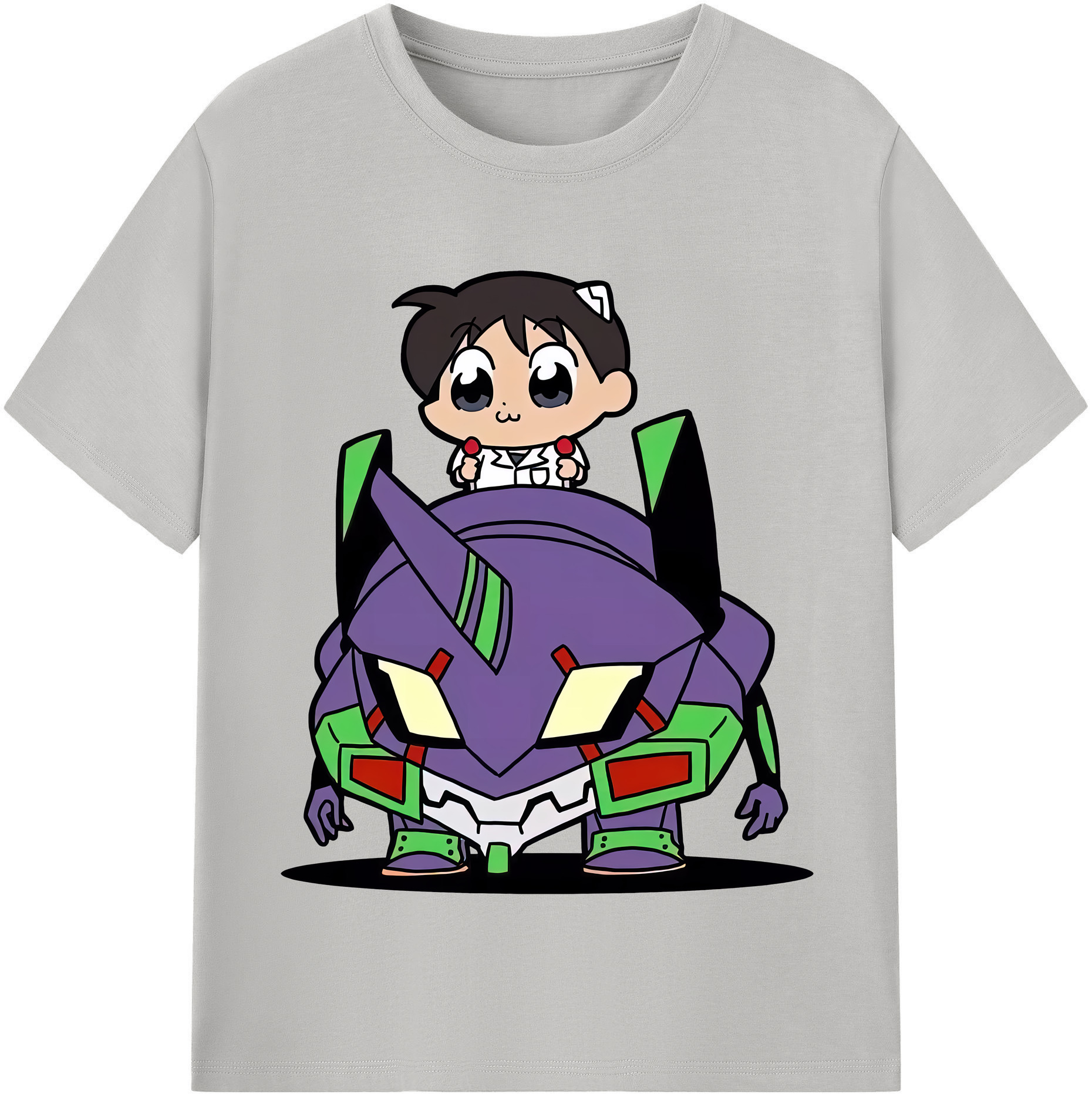 （画像用） EVA 新世紀エヴァンゲリオン レディースカジュアルプリントTシャツ（綿100％）