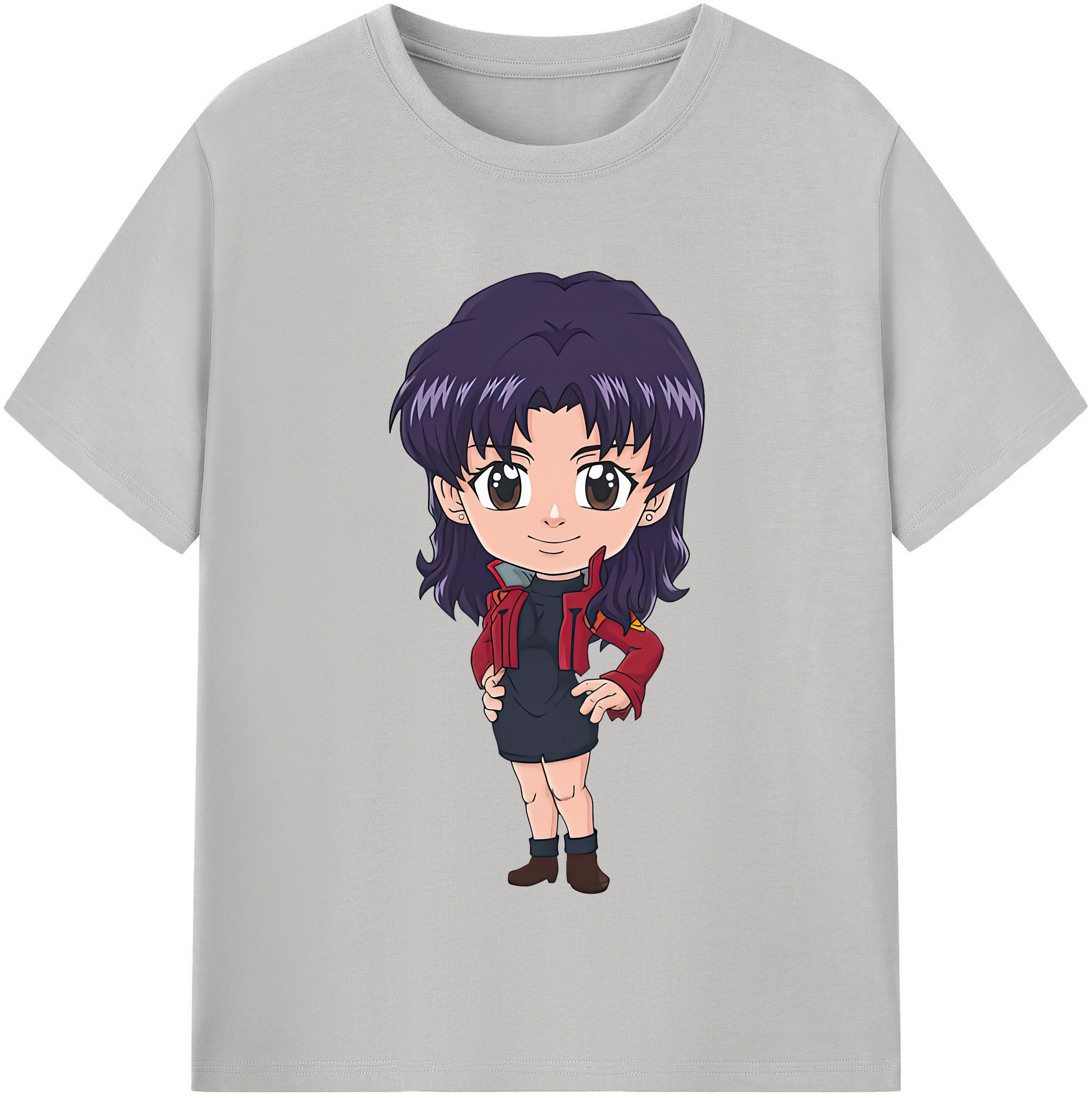 （画像用） EVA 新世紀エヴァンゲリオン レディースカジュアルプリントTシャツ（綿100％）