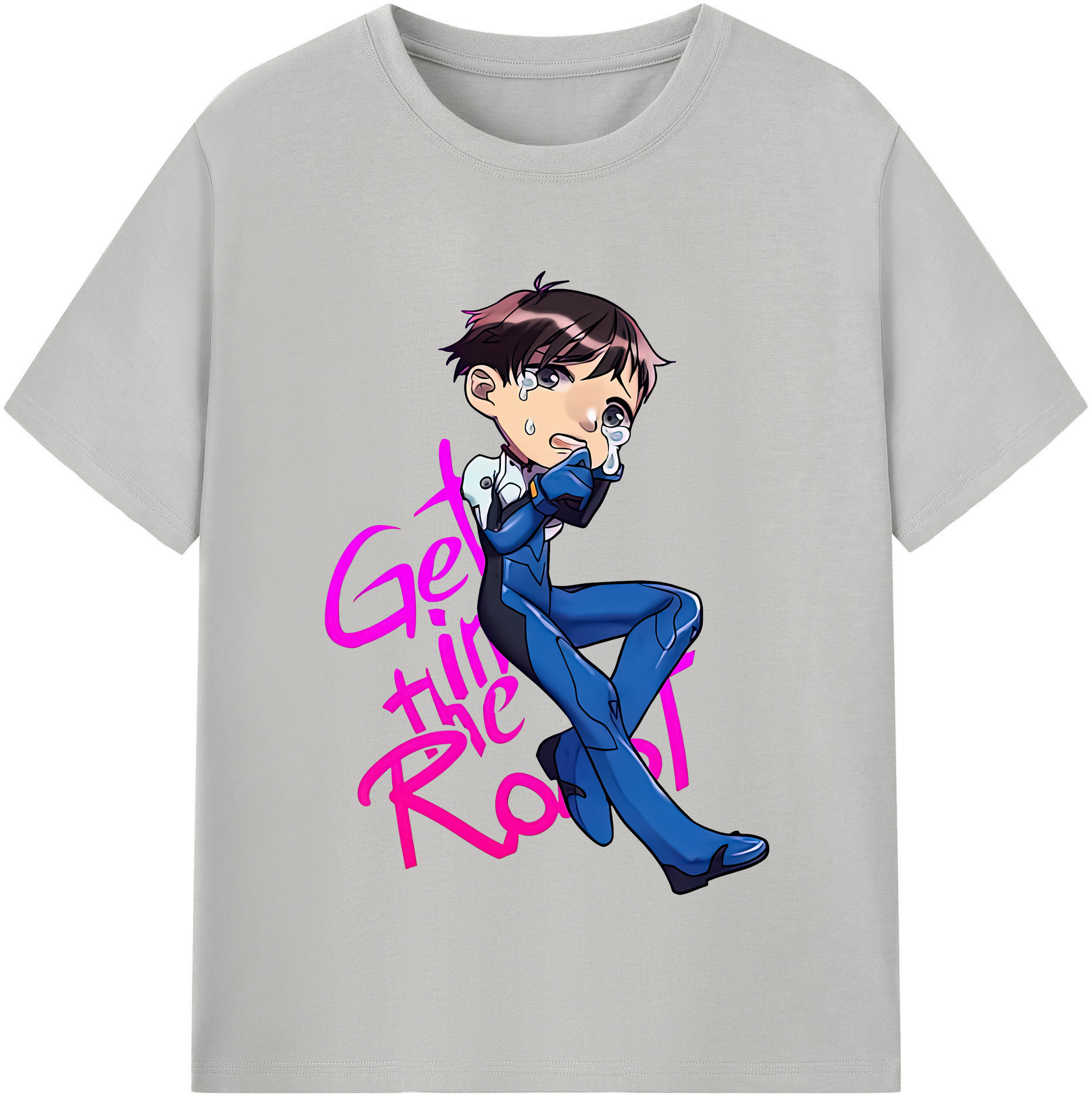 （画像用） EVA 新世紀エヴァンゲリオン レディースカジュアルプリントTシャツ（綿100％）