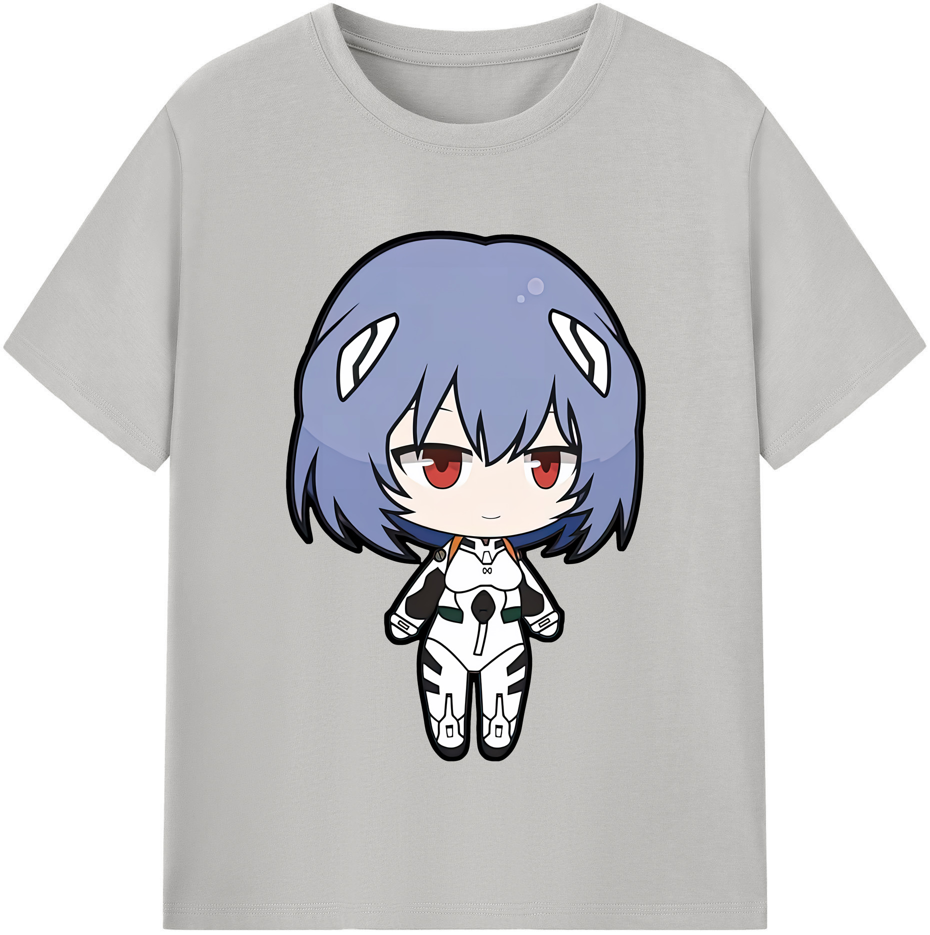 （画像用） EVA 新世紀エヴァンゲリオン レディースカジュアルプリントTシャツ（綿100％）