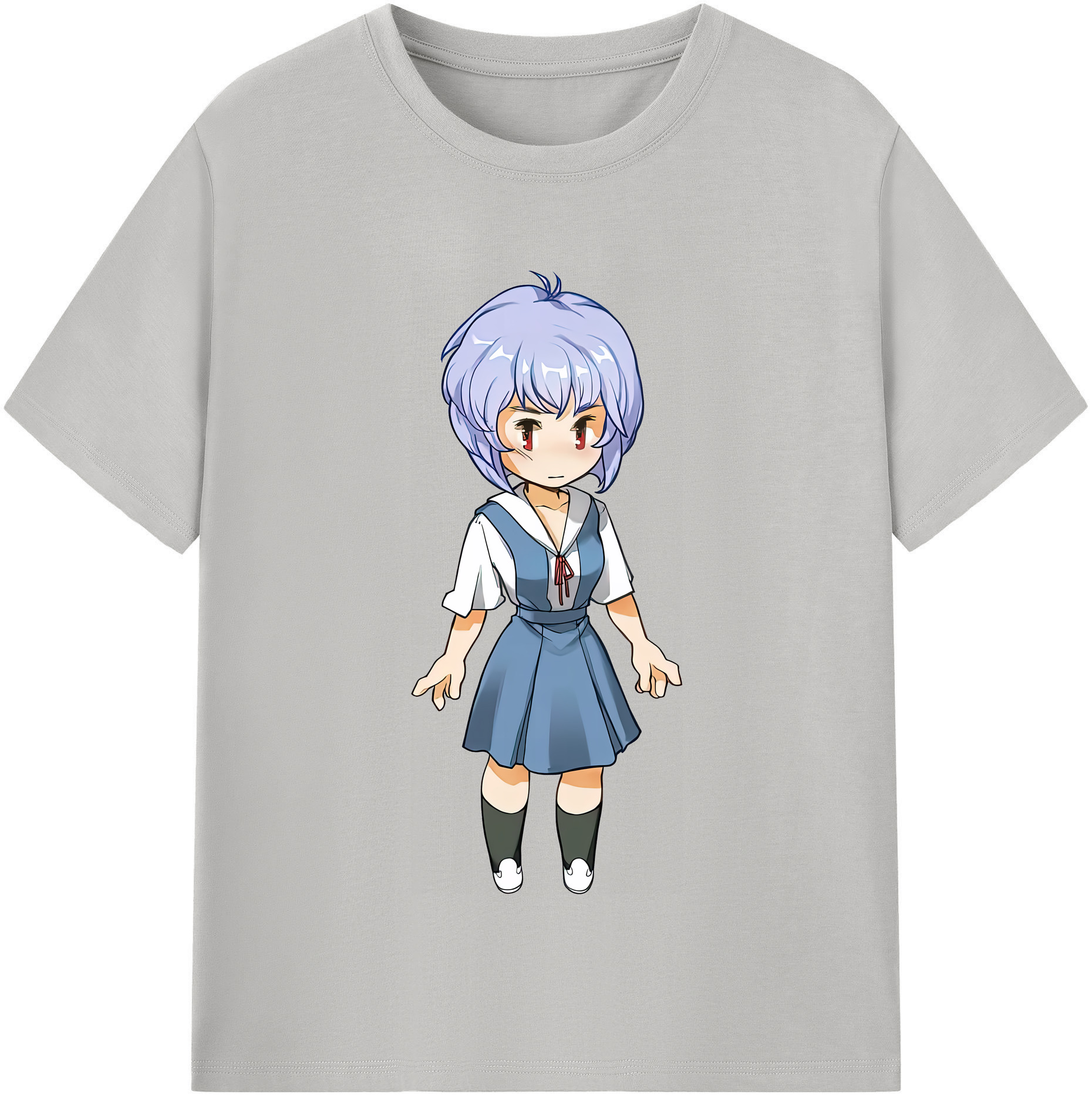 （画像用） EVA 新世紀エヴァンゲリオン レディースカジュアルプリントTシャツ（綿100％）