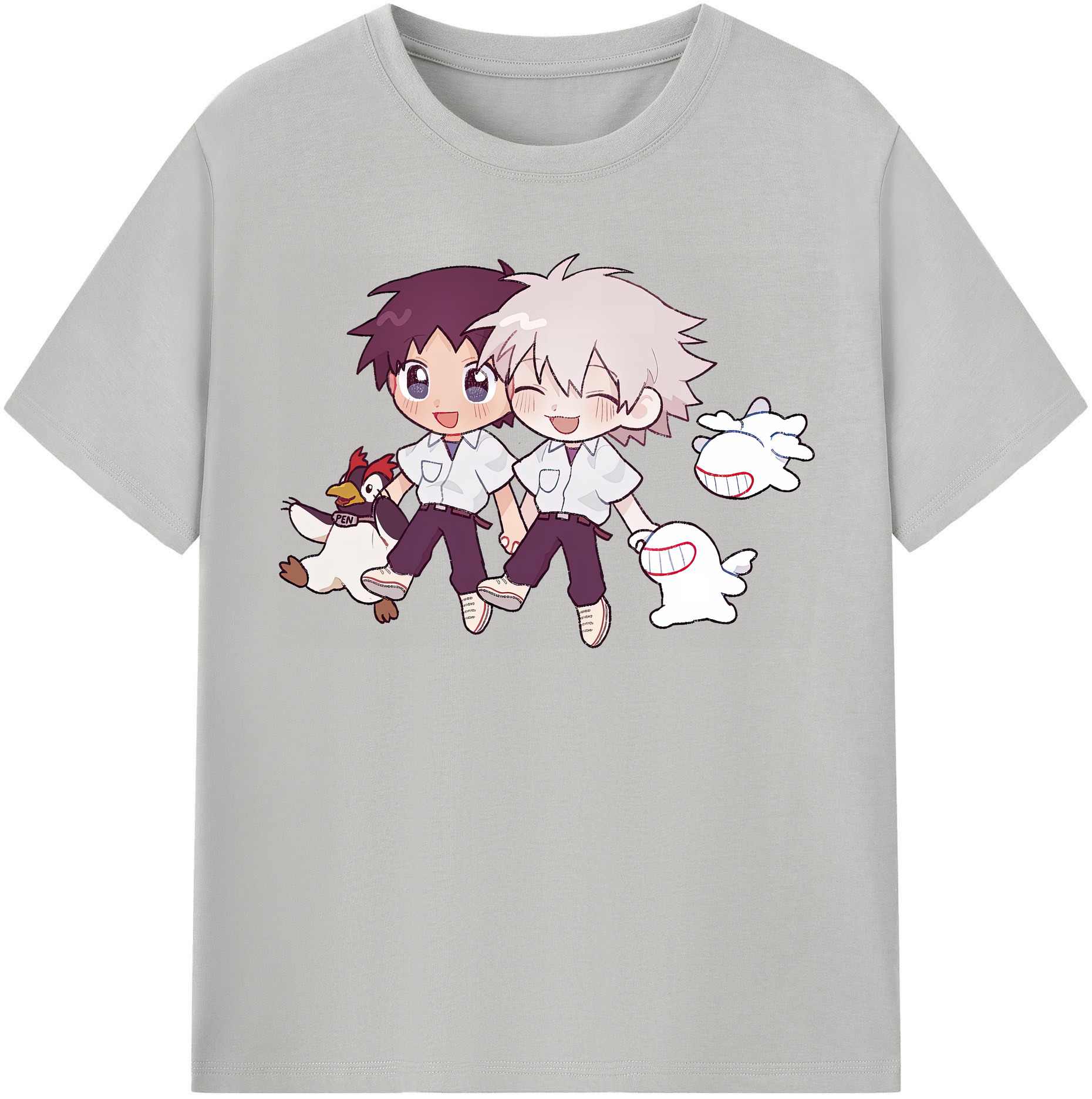 （画像用） EVA 新世紀エヴァンゲリオン レディースカジュアルプリントTシャツ（綿100％）