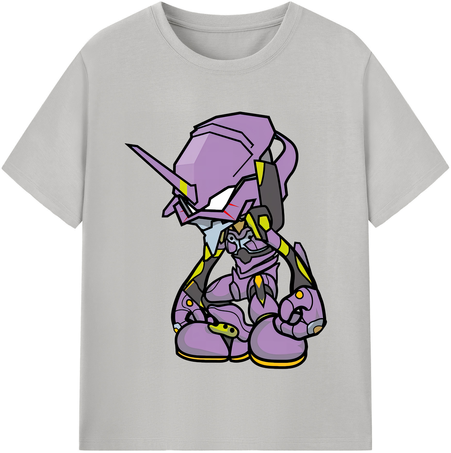 （画像用） EVA 新世紀エヴァンゲリオン レディースカジュアルプリントTシャツ（綿100％）