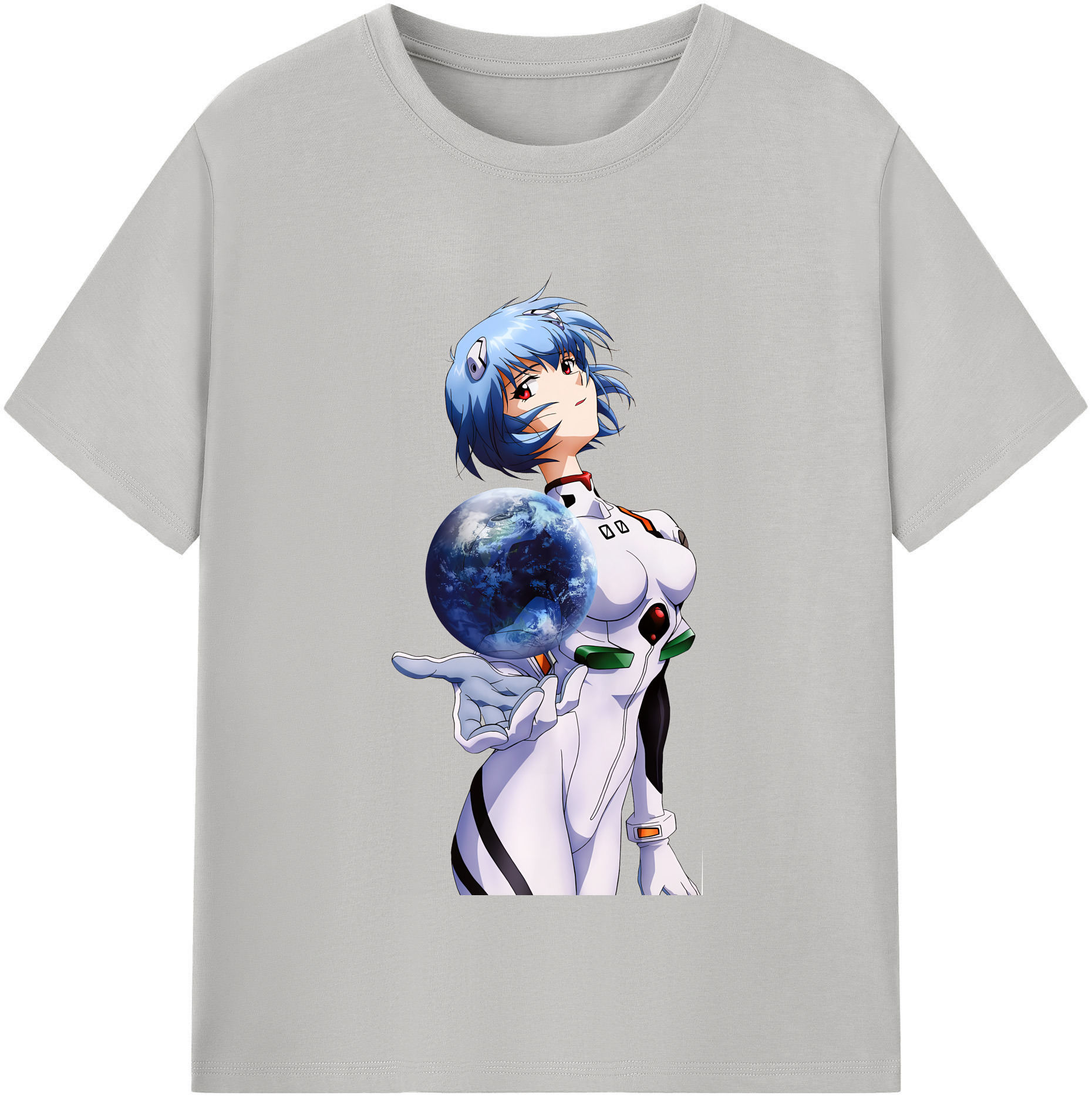 （画像用） EVA 新世紀エヴァンゲリオン レディースカジュアルプリントTシャツ（綿100％）