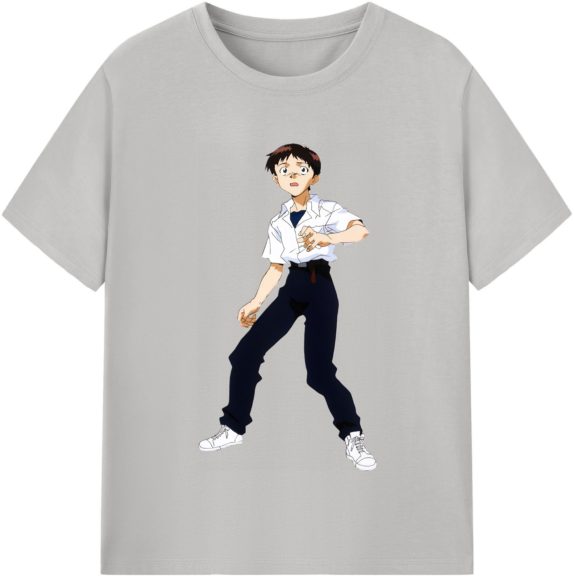 （画像用） EVA 新世紀エヴァンゲリオン レディースカジュアルプリントTシャツ（綿100％）