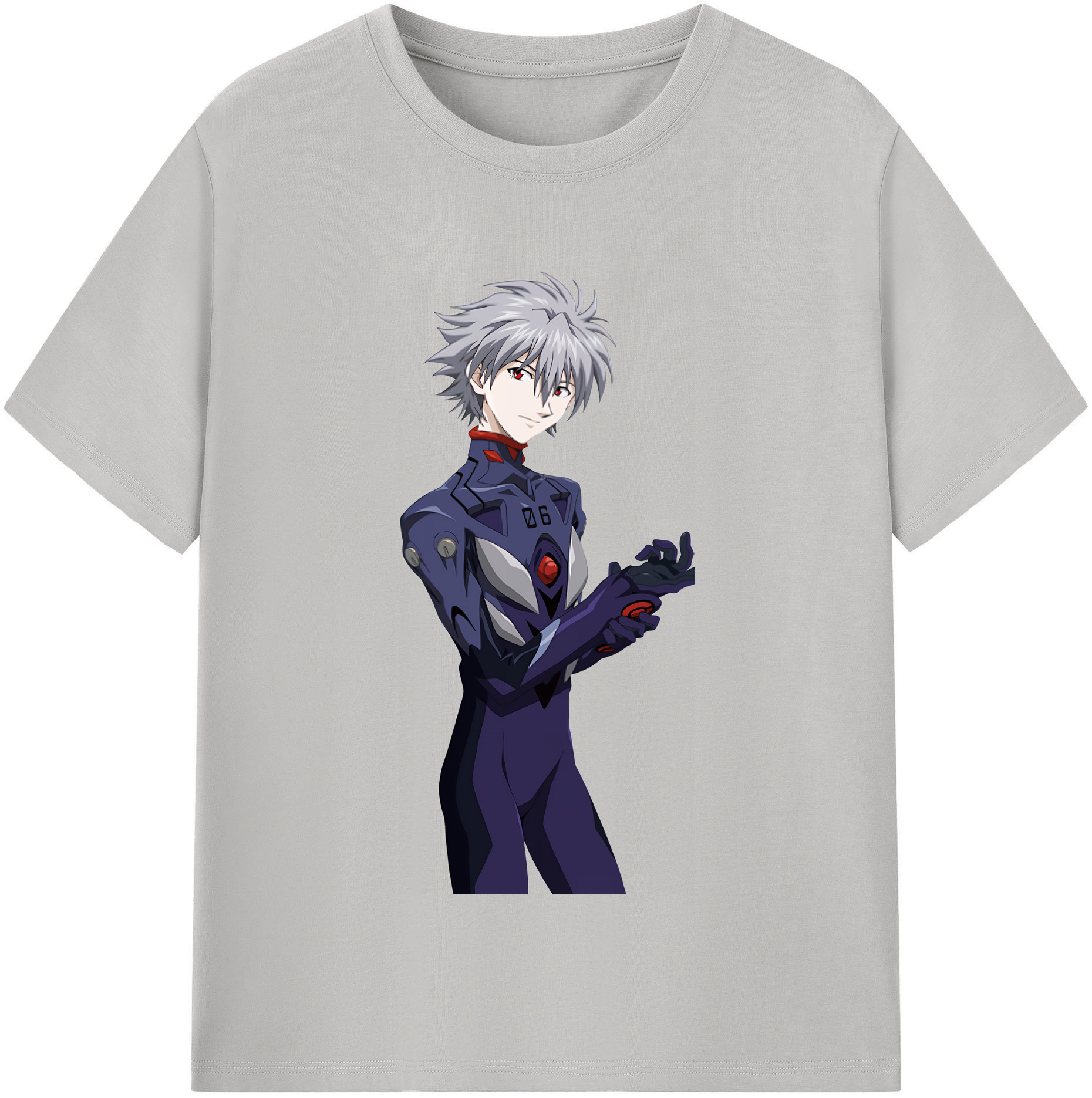 （画像用） EVA 新世紀エヴァンゲリオン レディースカジュアルプリントTシャツ（綿100％）