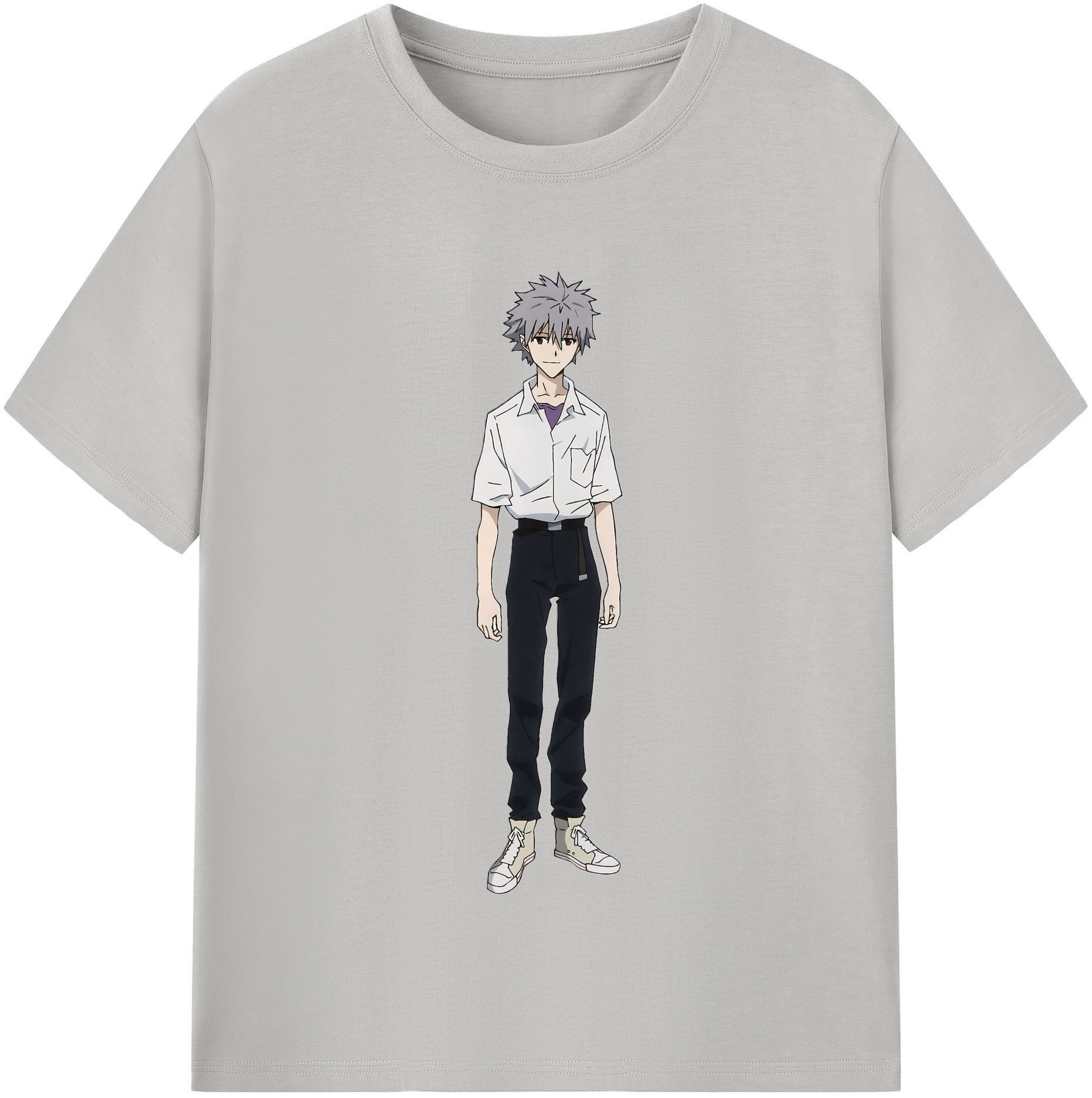（画像用） EVA 新世紀エヴァンゲリオン レディースカジュアルプリントTシャツ（綿100％）