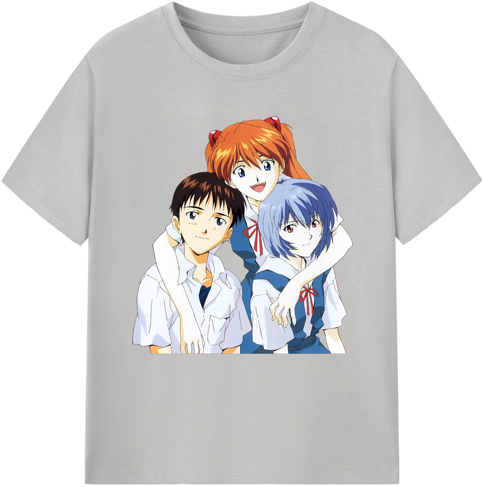 （画像用） EVA 新世紀エヴァンゲリオン レディースカジュアルプリントTシャツ（綿100％）